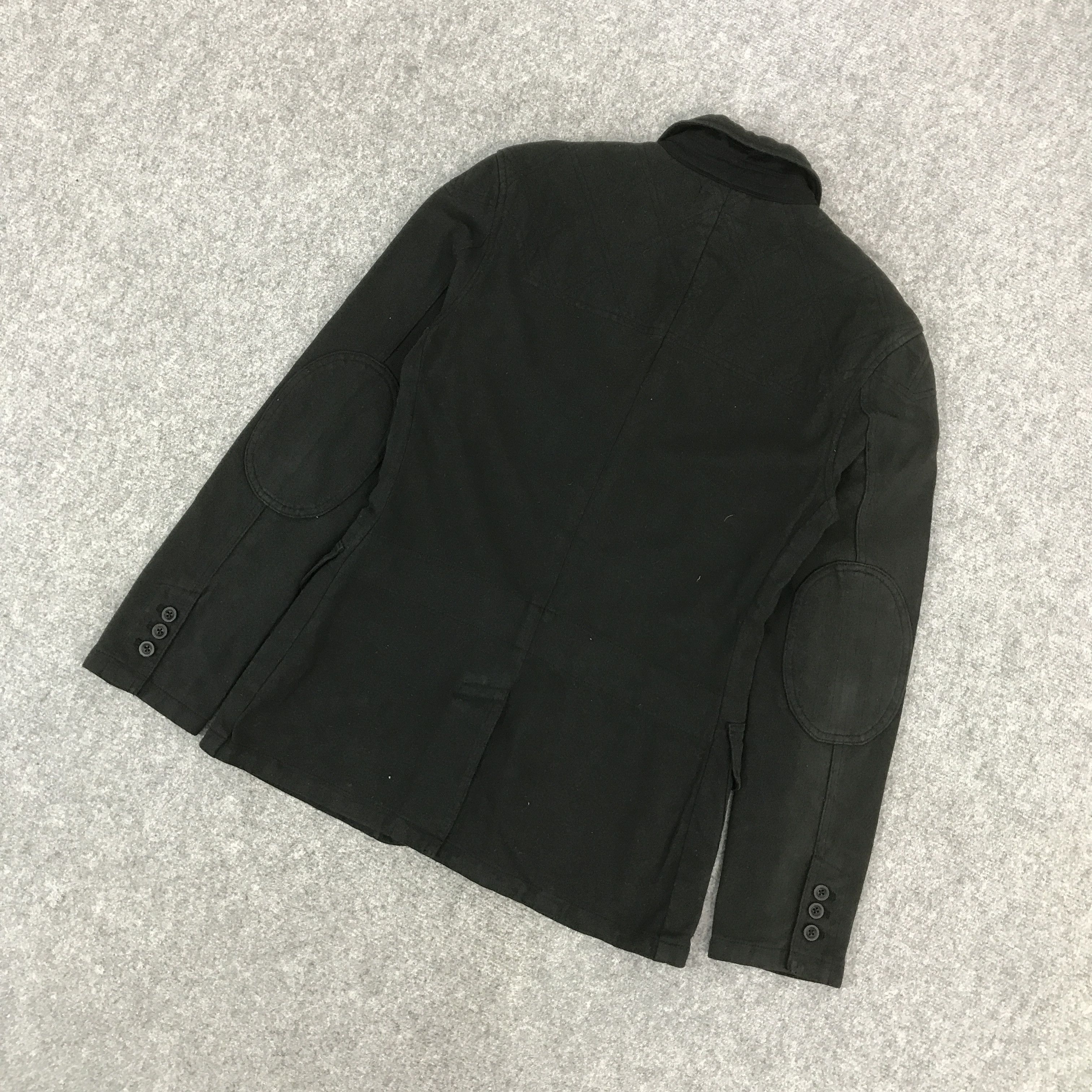 Polo Ralph Lauren × Vintage POLO BY RALPH LAUREN COTTON BLAZER BLACK FADED COAT Size US M / EU 48-50 / 2 - 6 Thumbnail