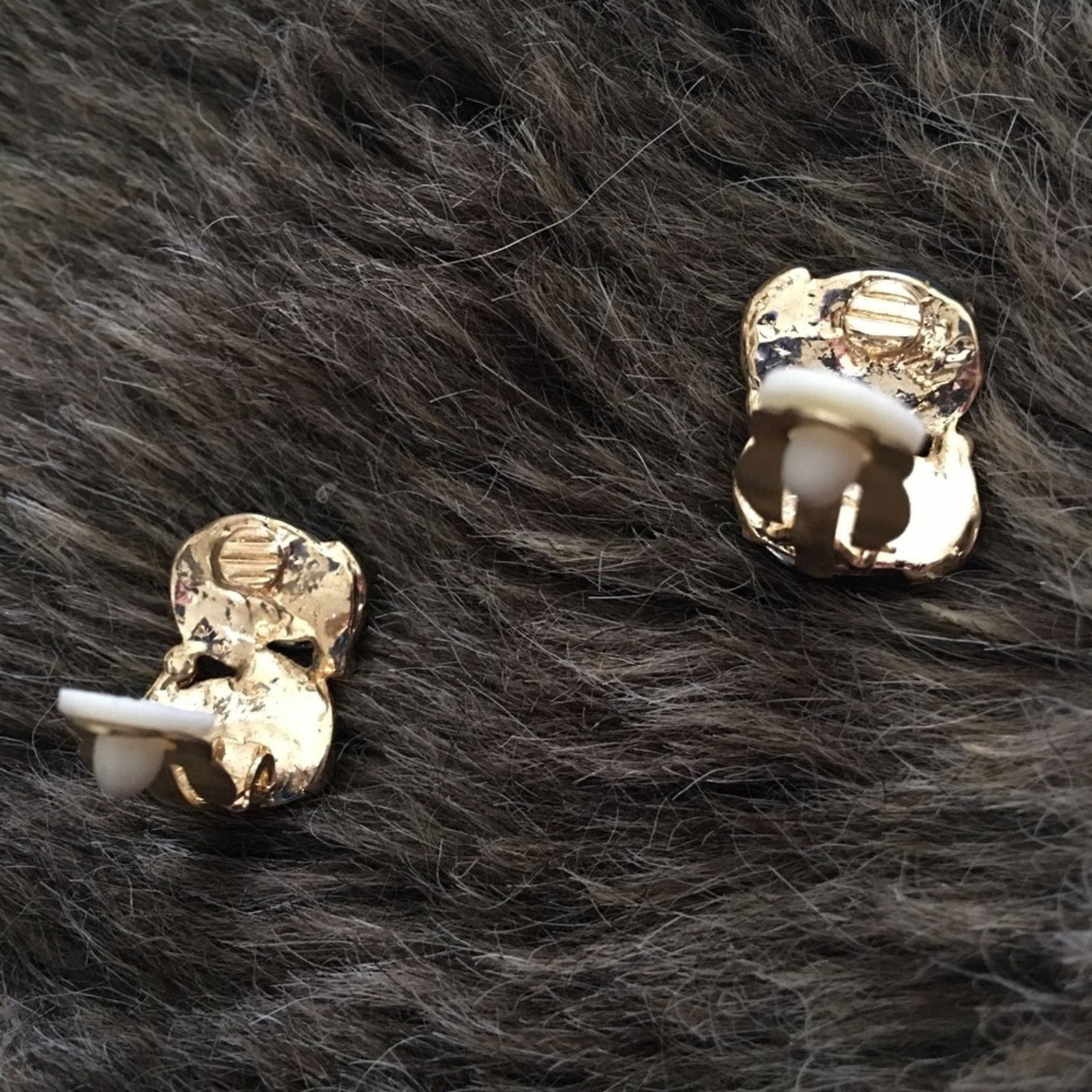 Vintage Vintage Bellissima Choice amber and onyx earrings Size ONE SIZE - 4 Thumbnail