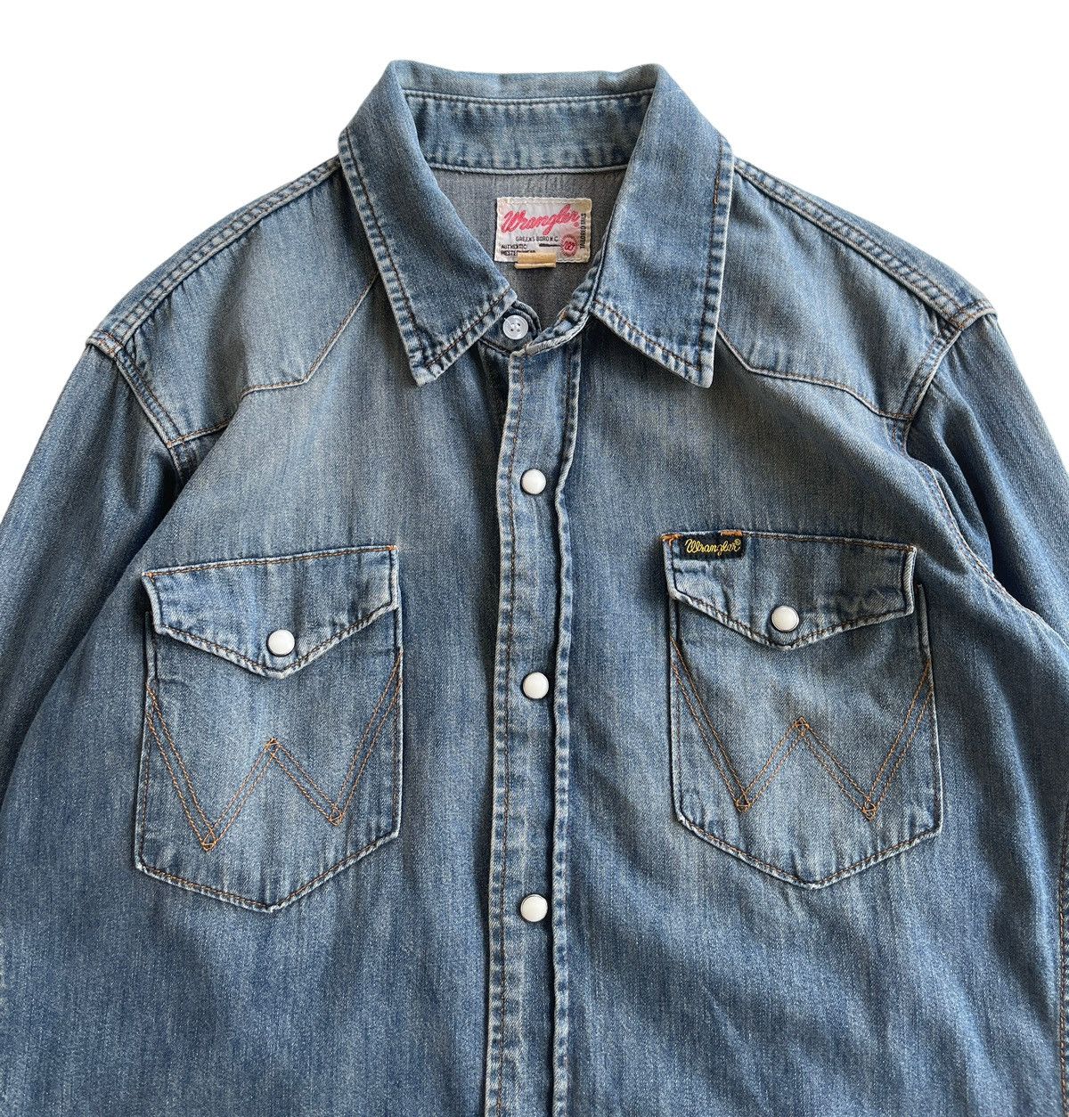 Vintage Vintage Wrangler Western Wear Shirt Size US M / EU 48-50 / 2 - 3 Thumbnail