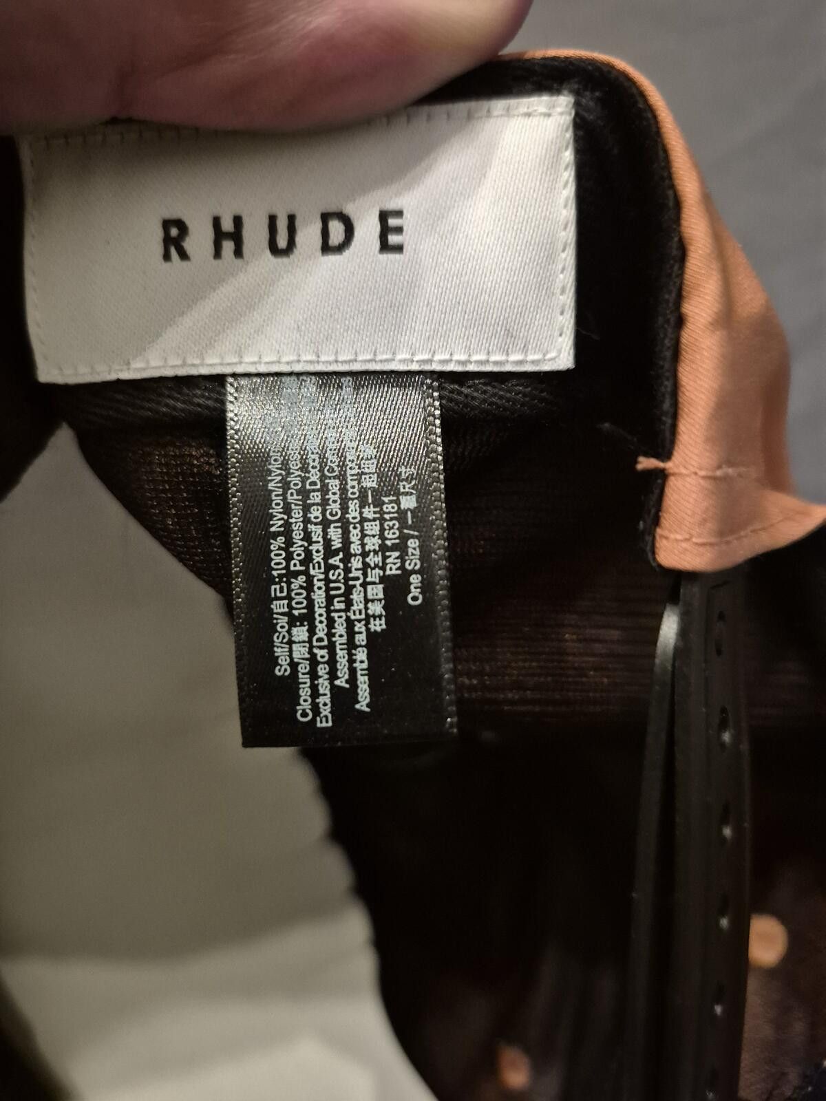 Rhude Rhude Orange Sport Logo Snapback Hat Size ONE SIZE - 5 Thumbnail