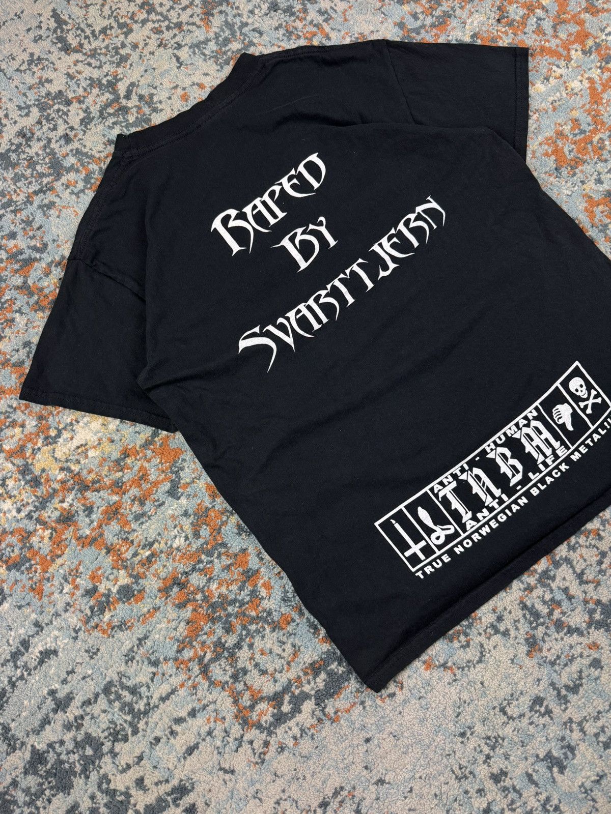 Band Tees × Vintage Rare vintage 00s Svarttjern norwegian black metal band tee Size US M / EU 48-50 / 2 - 4 Thumbnail