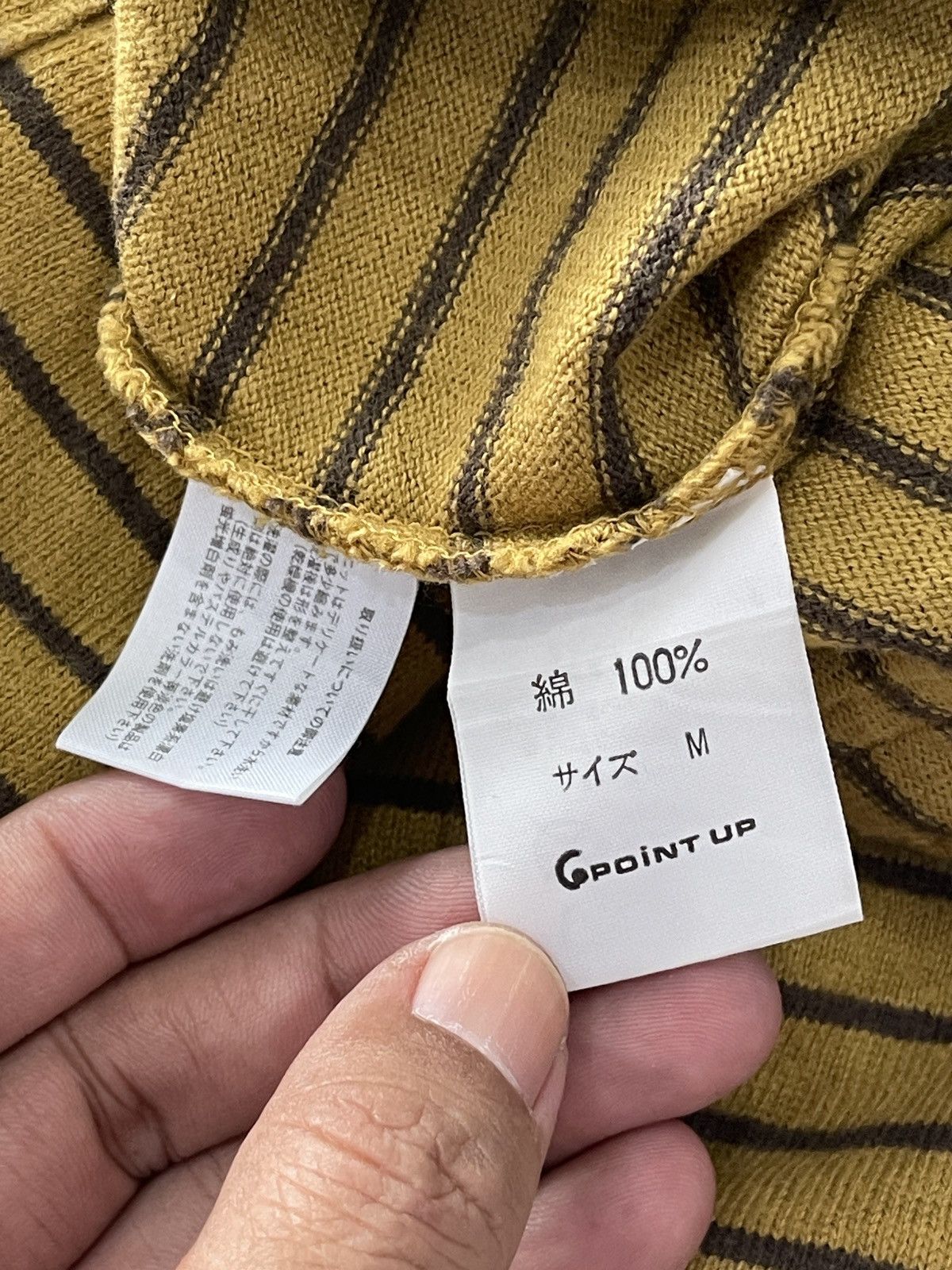 Hai Sporting Gear × Issey Miyake × Vintage Vintage Hai Sporting Gear Stripe Hoodie Size US M / EU 48-50 / 2 - 4 Thumbnail