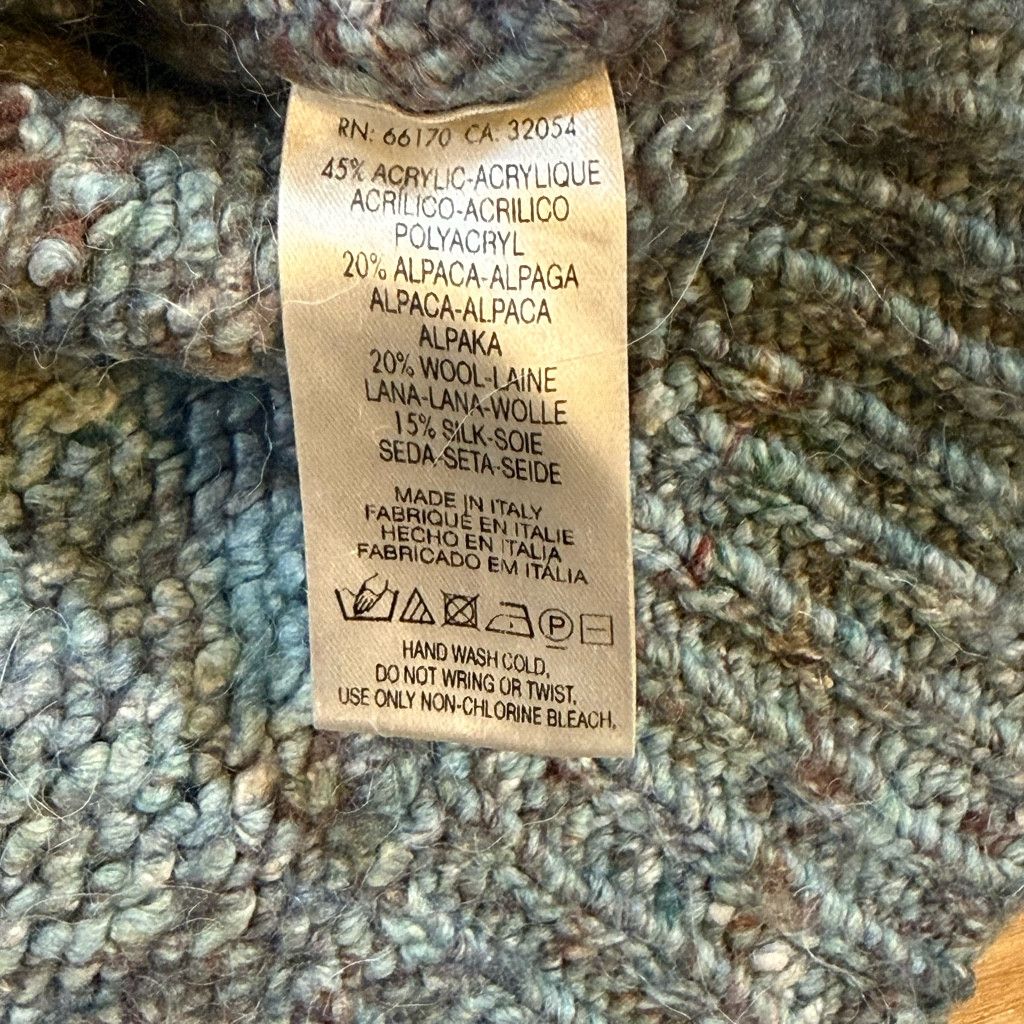 Other Moth Women’s Italian Knit Alpaca Wool Silk Sweater M (fit S) Size L / US 10 / IT 46 - 8 Thumbnail
