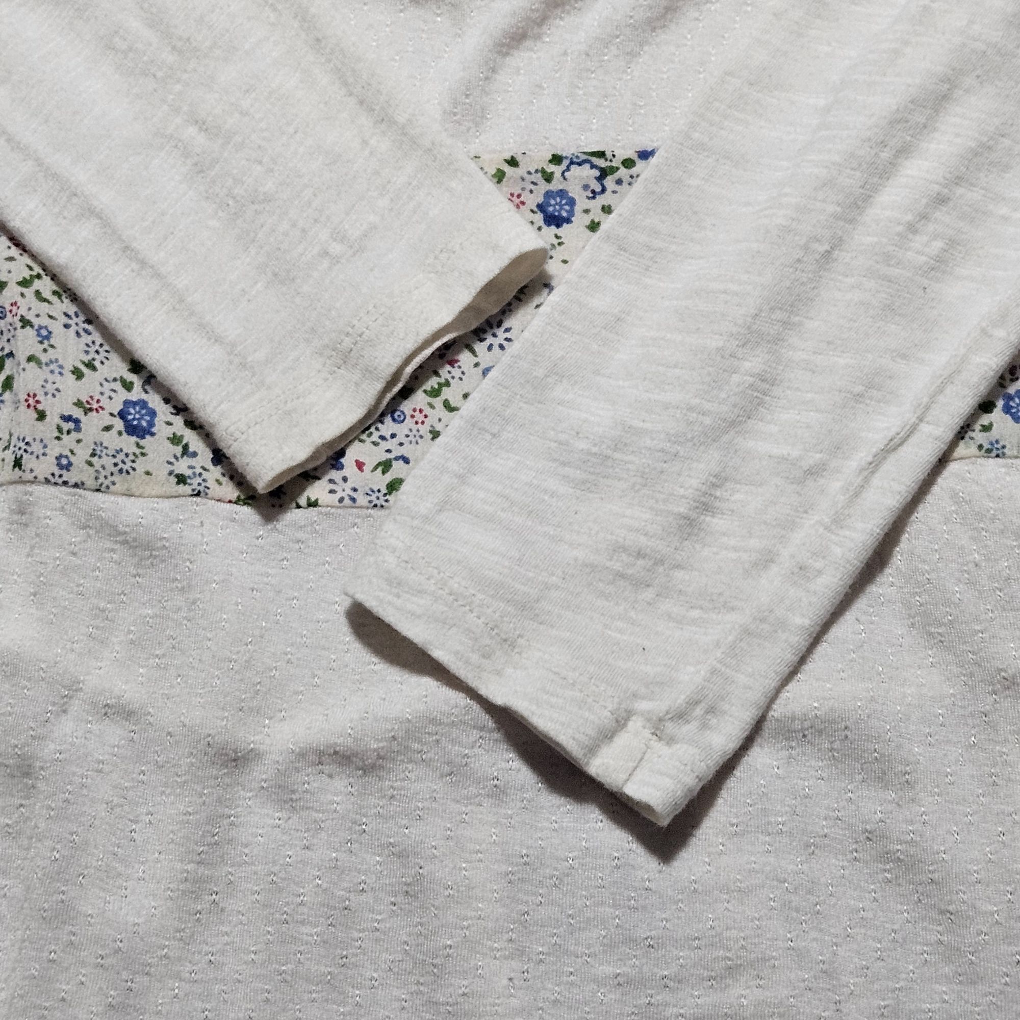 Free People Free People Soft Cream Floral Tunic Top S Cottagecore Peplum Size S / US 4 / IT 40 - 9 Thumbnail