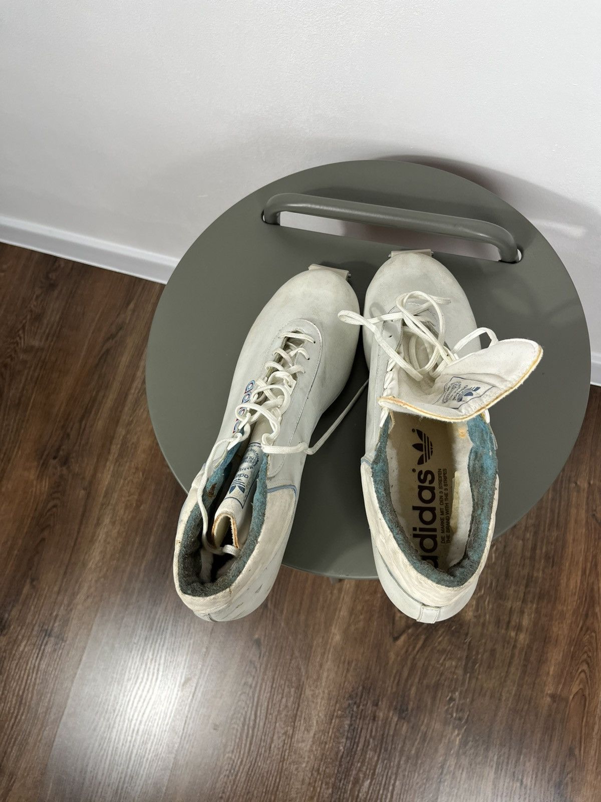 Adidas Vintage Adidas Yugoslavia White Leather Speed Skating Boots Size US 11 / EU 44 - 13 Thumbnail
