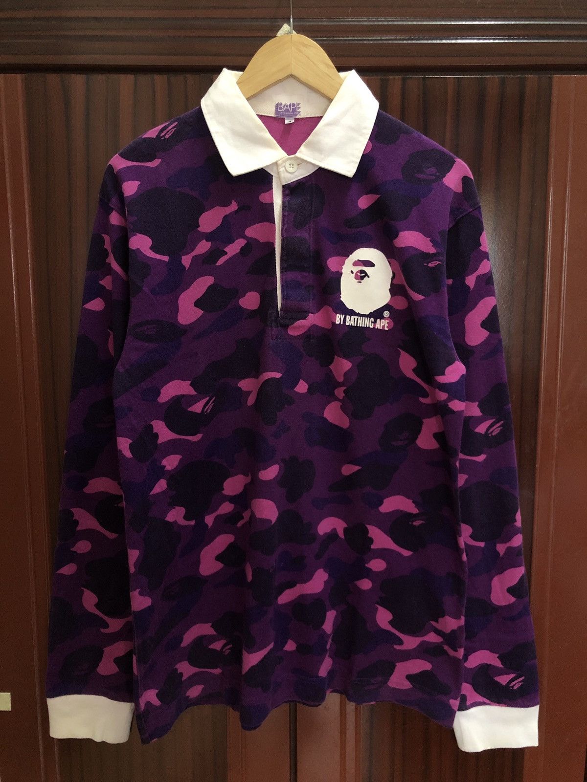 Bape OG A Bathing Ape Color Camo Rugby Shirts Size US M / EU 48-50 / 2 - 1 Thumbnail