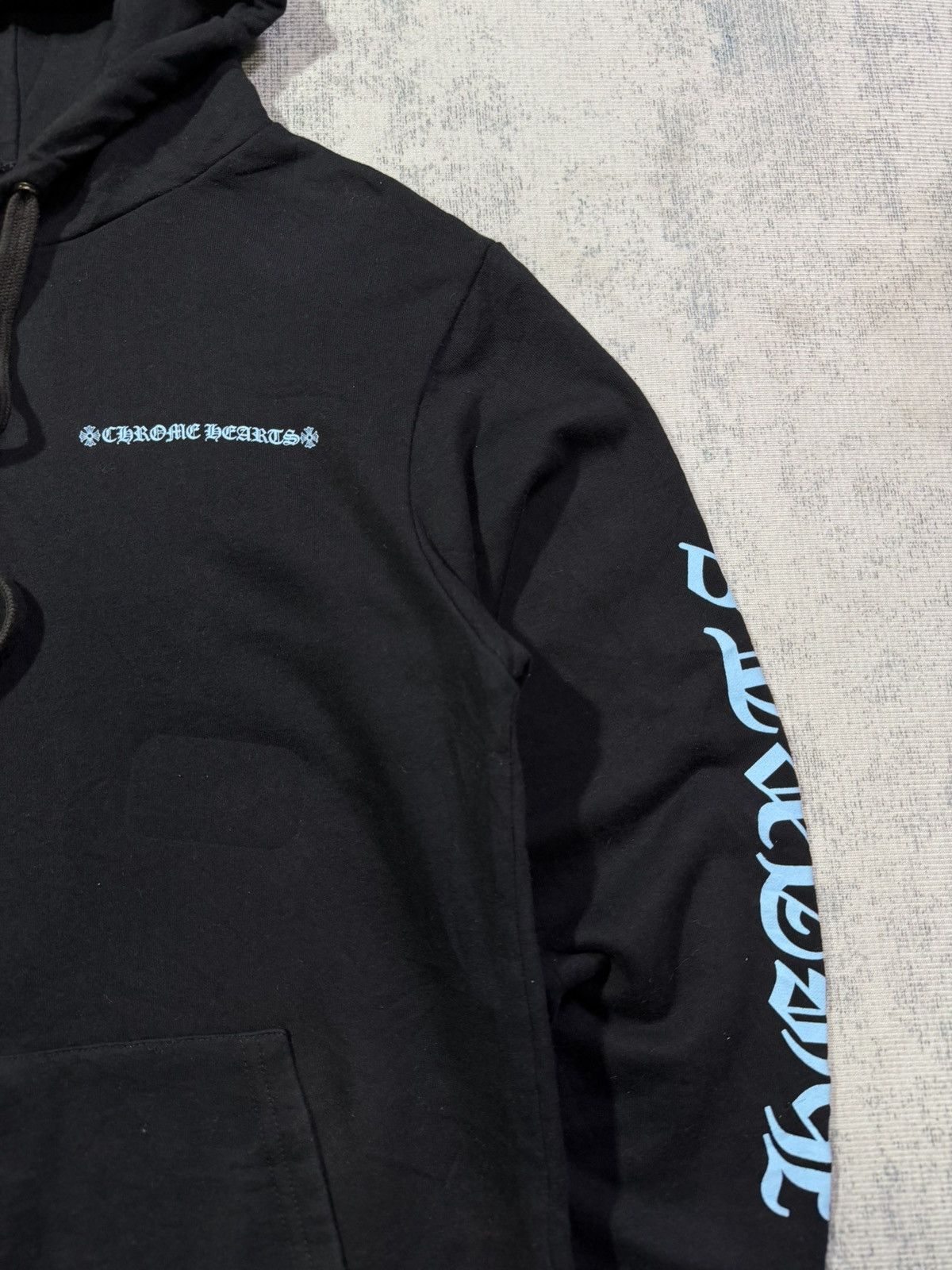 Chrome Hearts Chrome Hearts - Blue Spellout Sleeves Pullover Size US S / EU 44-46 / 1 - 4 Thumbnail