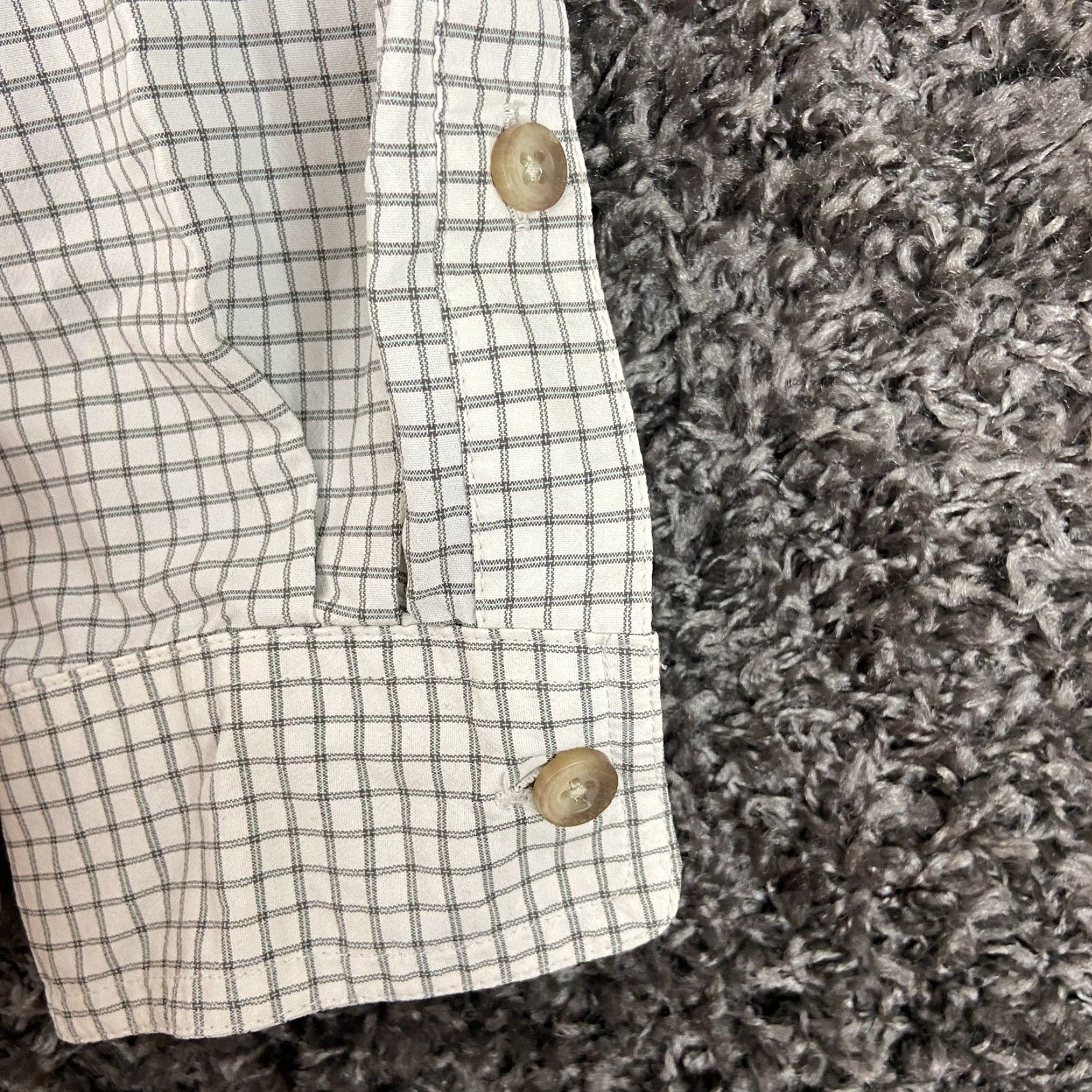 Eddie Bauer Eddie Bauer Button-Up Shirt L Tall Men Outdoors Plaid Long Sleeve White Green Multicolor Pockets All Seasons Casual Travel Mens Size US L / EU 52-54 / 3 - 3 Thumbnail