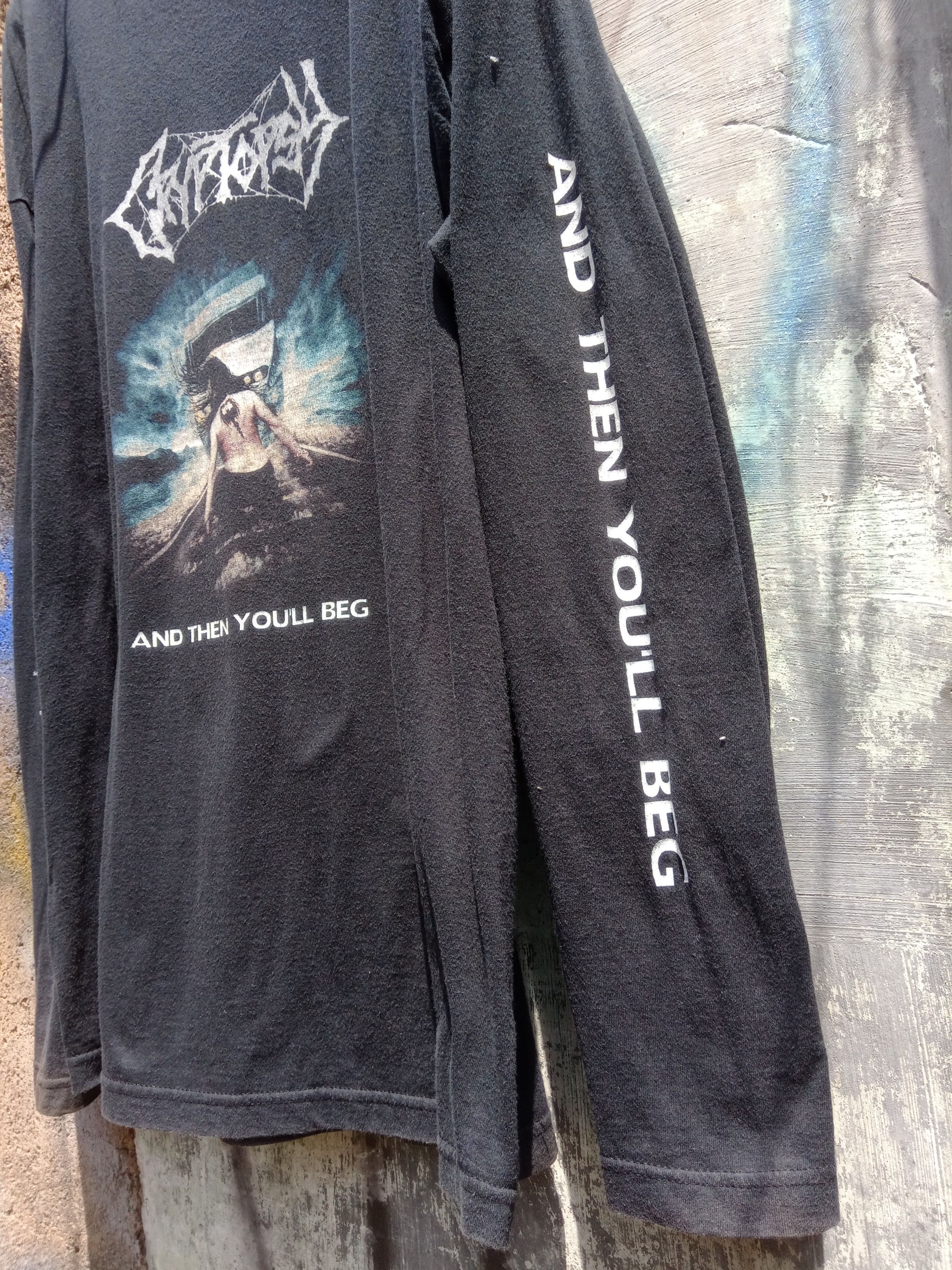 Band Tees × Vintage Vintage OG CRYTOPSY and then you'll beg Size US XL / EU 56 / 4 - 4 Thumbnail