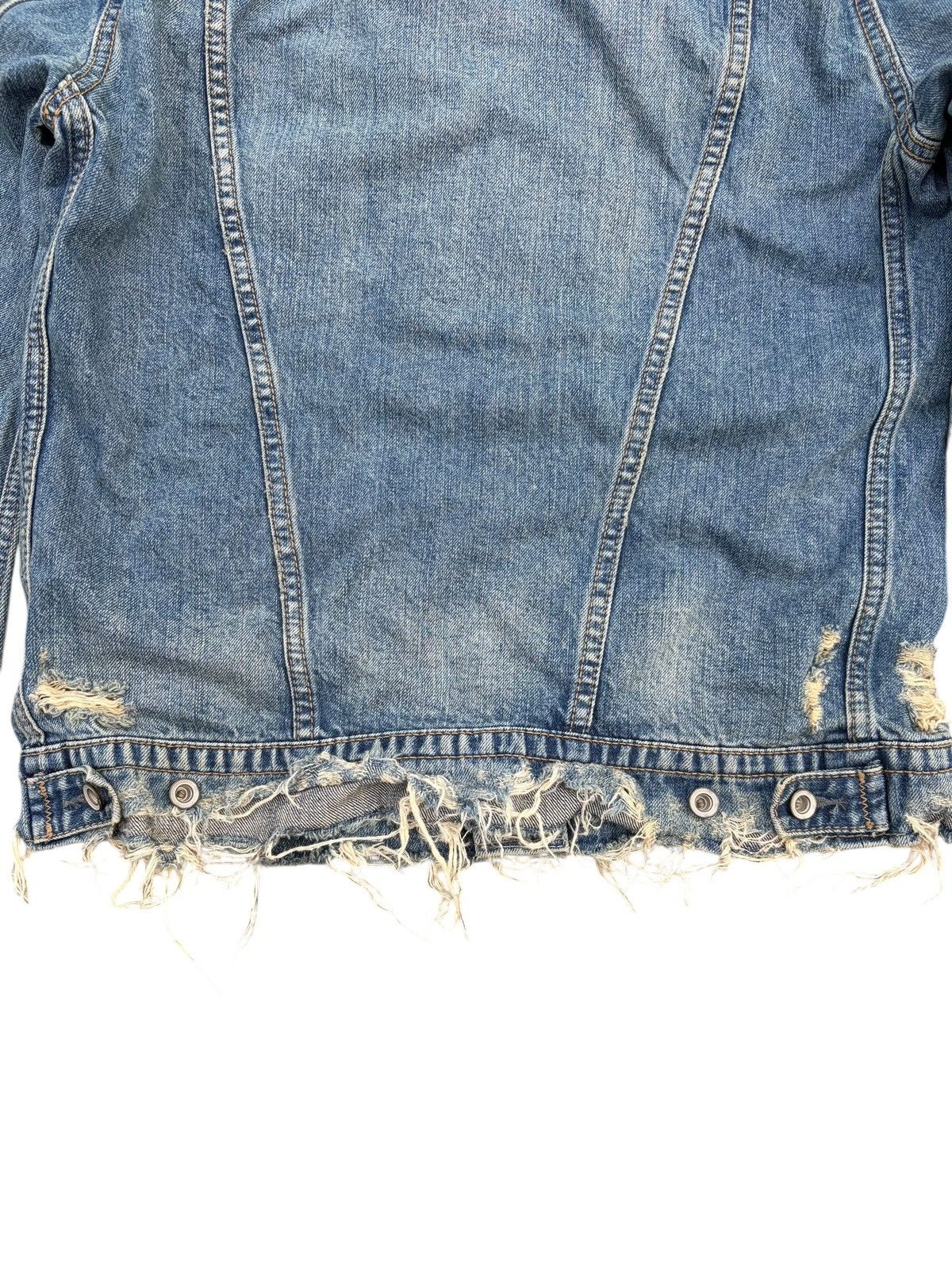 GOA RARE💥GOA NIMES SELVEDGE RUSTY PUNK DOSTRESSED DENIM JACKET Size US M / EU 48-50 / 2 - 10 Thumbnail
