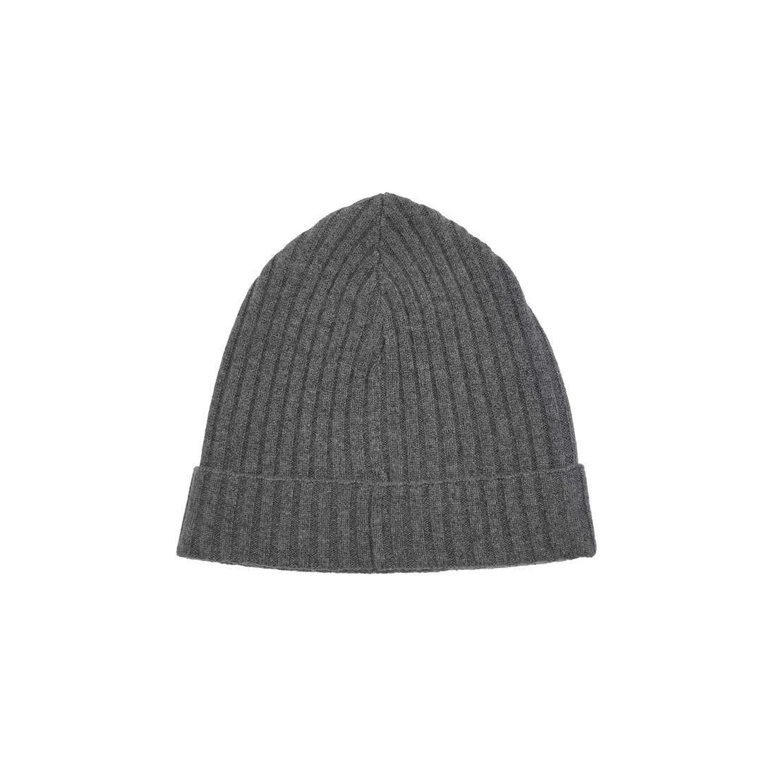 Chrome Hearts Chrome Hearts Gray Cashmere Leather Cross Beanie Size ONE SIZE - 2 Thumbnail