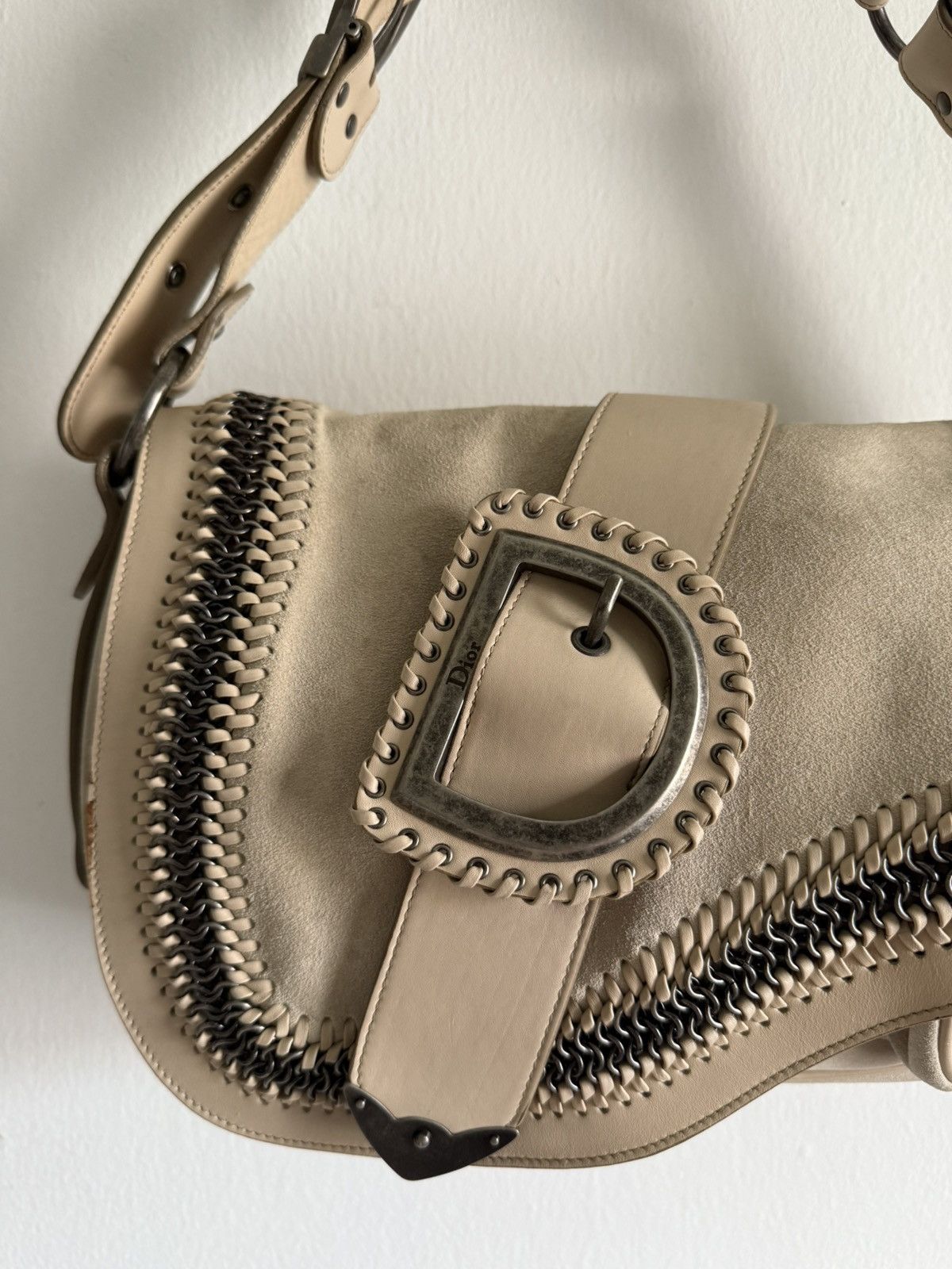 Dior 2005 Rare Dior Gaucho saddle bag John Galliano Era Size ONE SIZE - 5 Thumbnail
