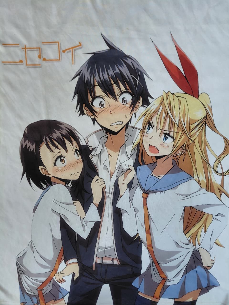 Vintage nisekoi anime shirt heavy polyster