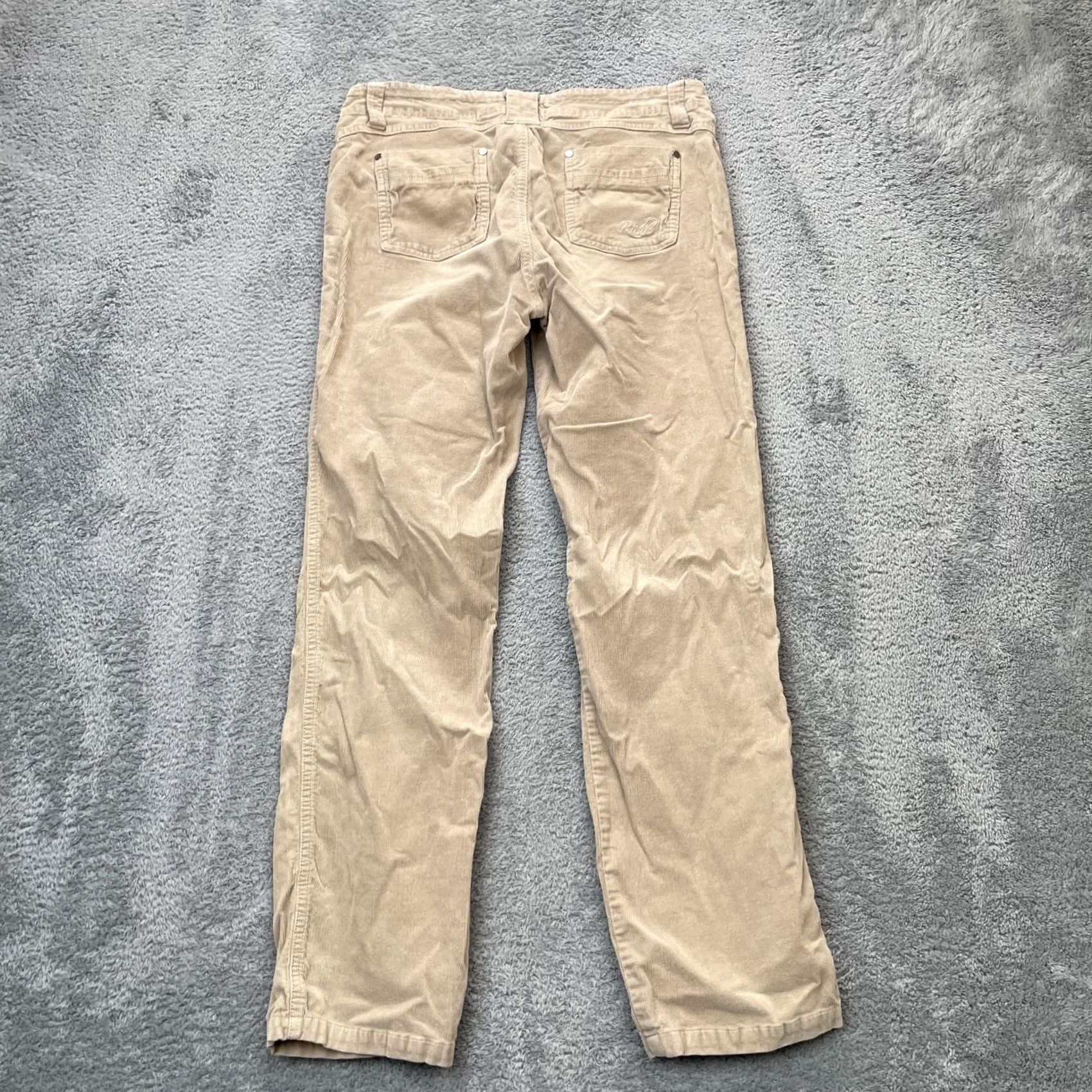 Vintage Kuhl Pants Womens 10R Beige Corduroy Straight Leg Cotton Spandex A-Line? Size 24" / US 00 / IT 34 - 2 Thumbnail