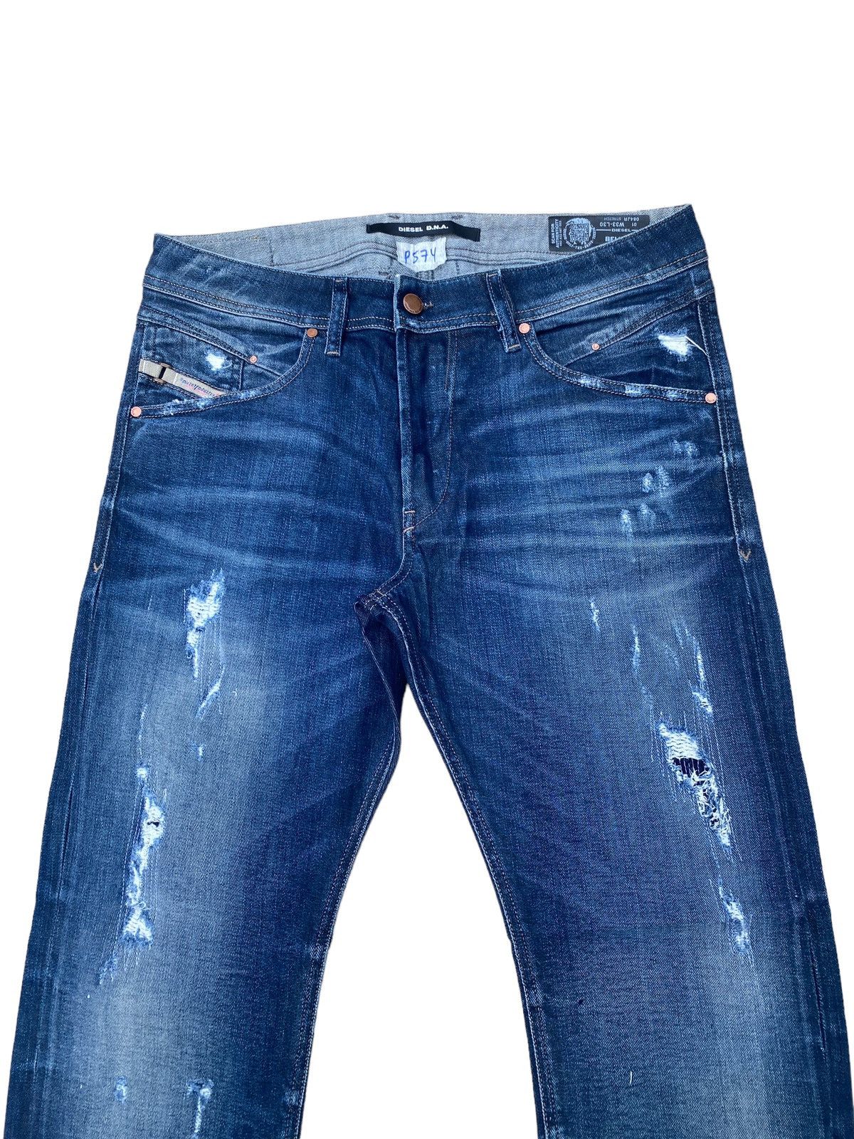 Diesel Distressed Diesel Belther Regular Slim Tappered Pant Size US 34 / EU 50 - 3 Thumbnail