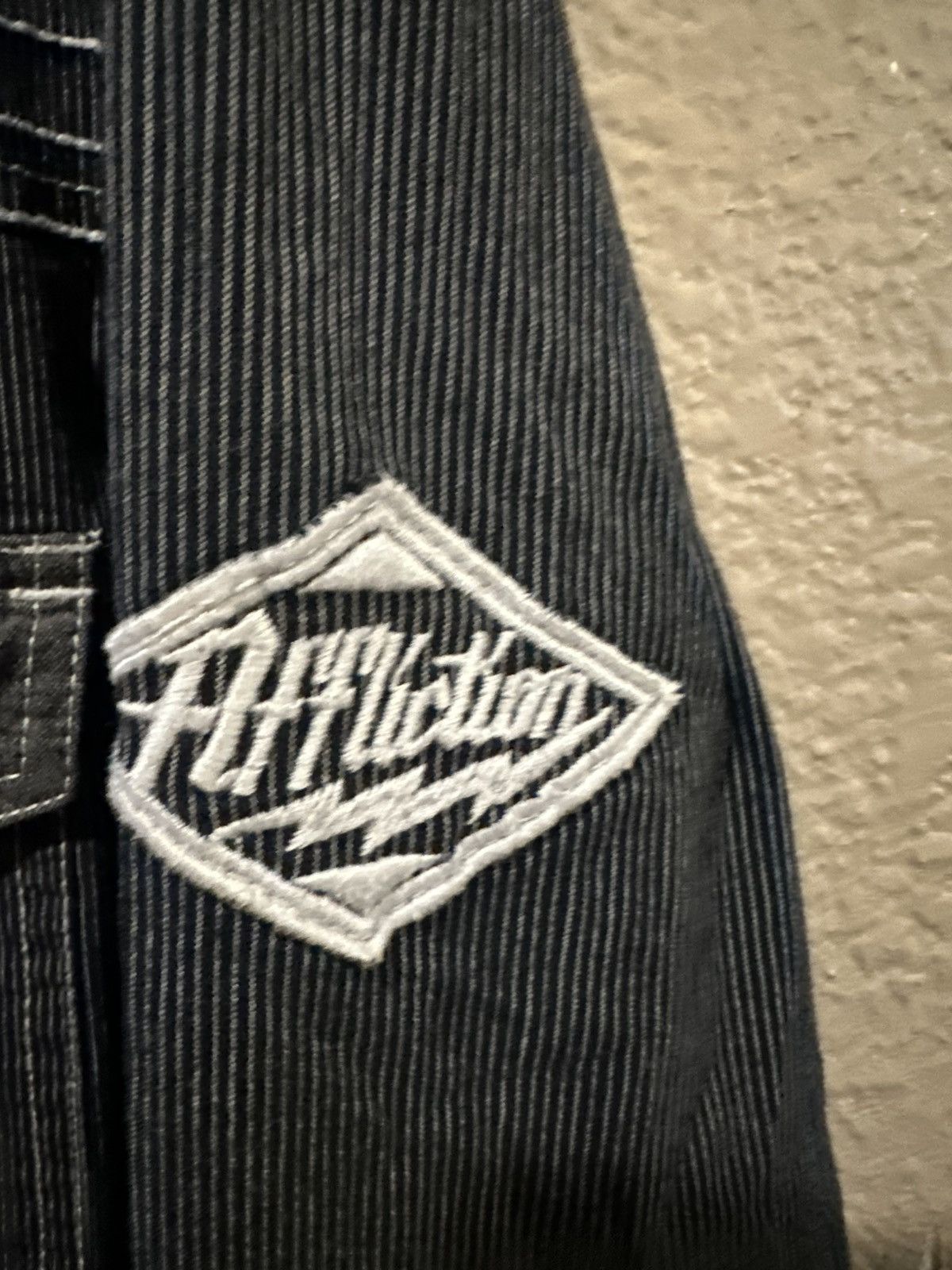 Affliction Black pinstripe Affliction button up long sleeve Size US L / EU 52-54 / 3 - 4 Thumbnail