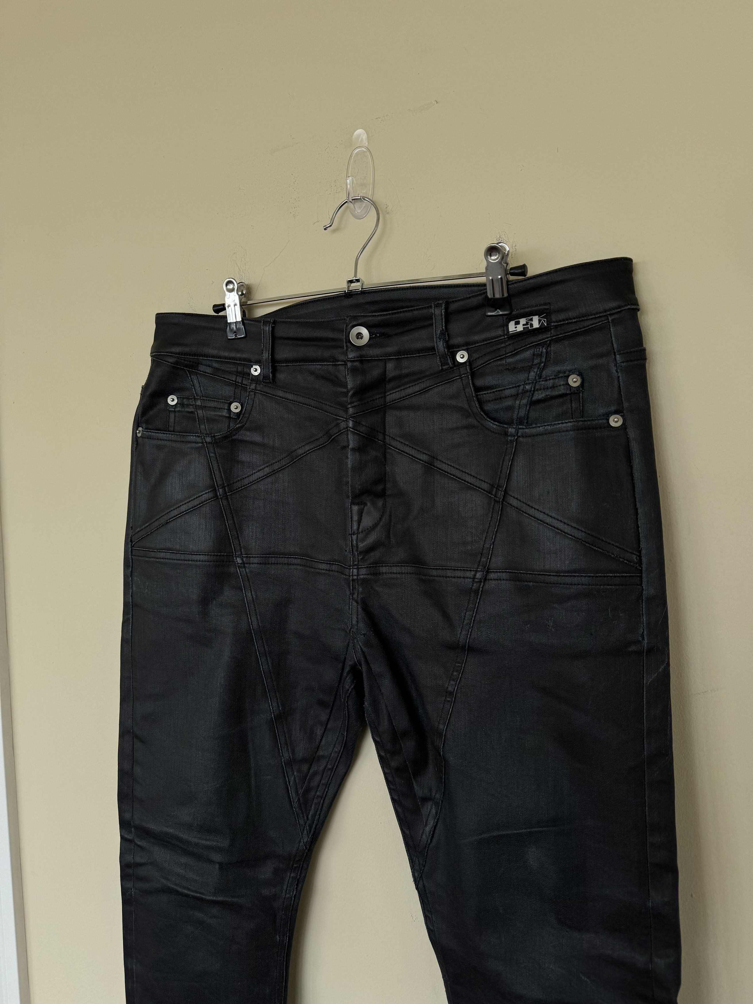 Rick Owens Vintage Rick Owens Waxed Pentagram Pants Size US 33 - 4 Thumbnail