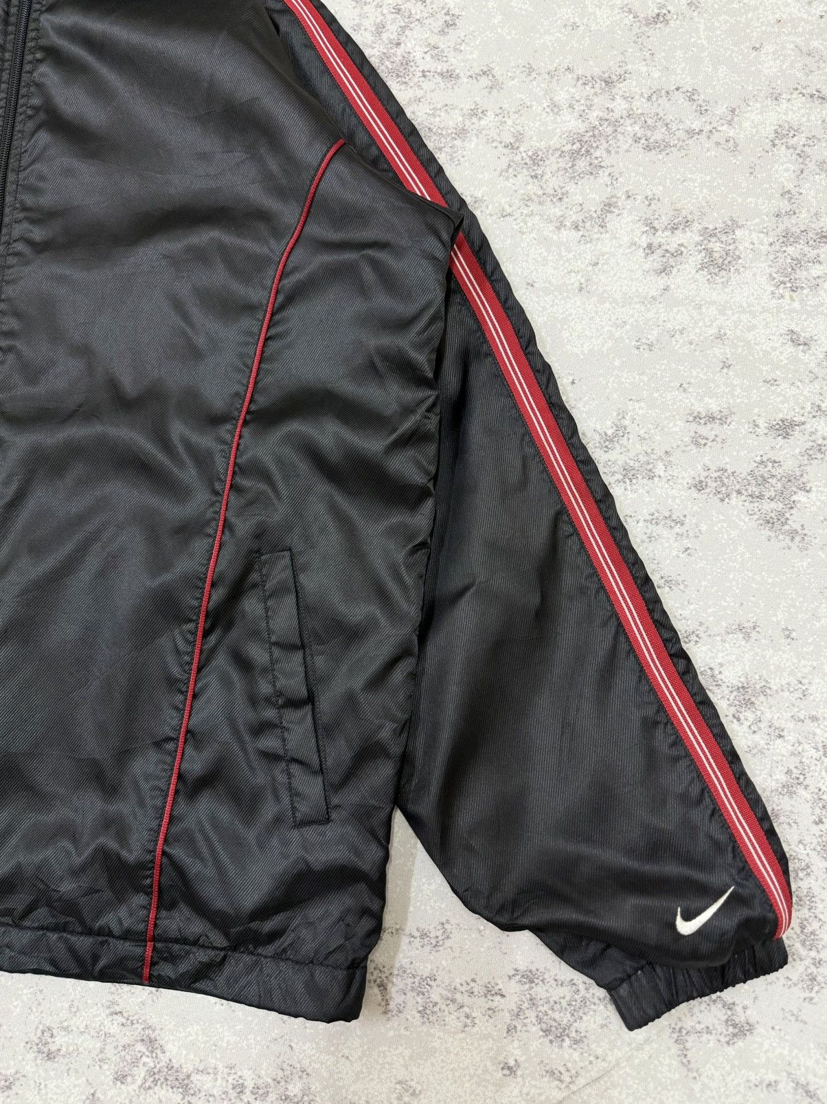 Nike Vintage Nike Swoosh Double Brested Windbreaker Jacket Size US XL / EU 56 / 4 - 5 Thumbnail