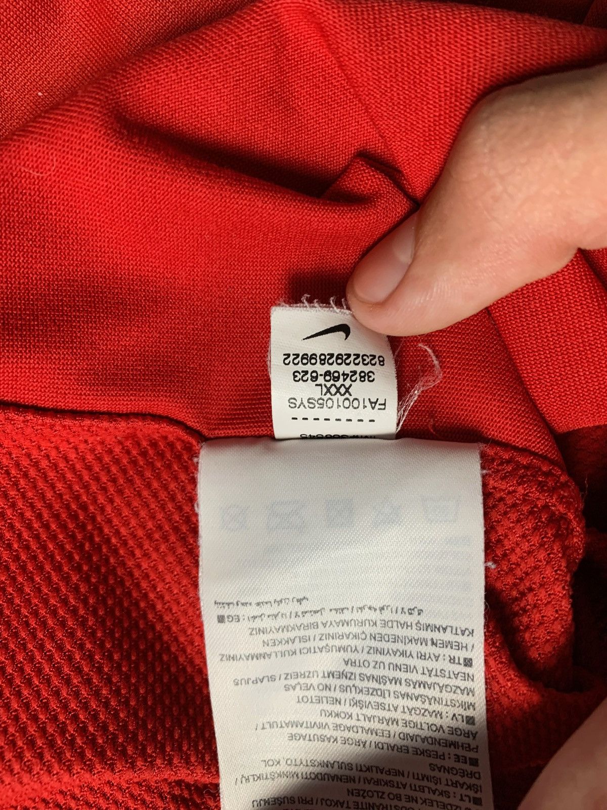 Nike × Vintage Vintage Nike Manchester United soccer jersey size XXXL Size US XXL / EU 58 / 5 - 4 Thumbnail