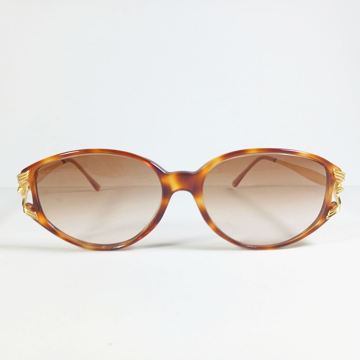 Emanuel Ungaro × Persol Emanuel Ungaro U580 Havana Brown/Gold Sunglasses Persol Made Size ONE SIZE - 2 Thumbnail
