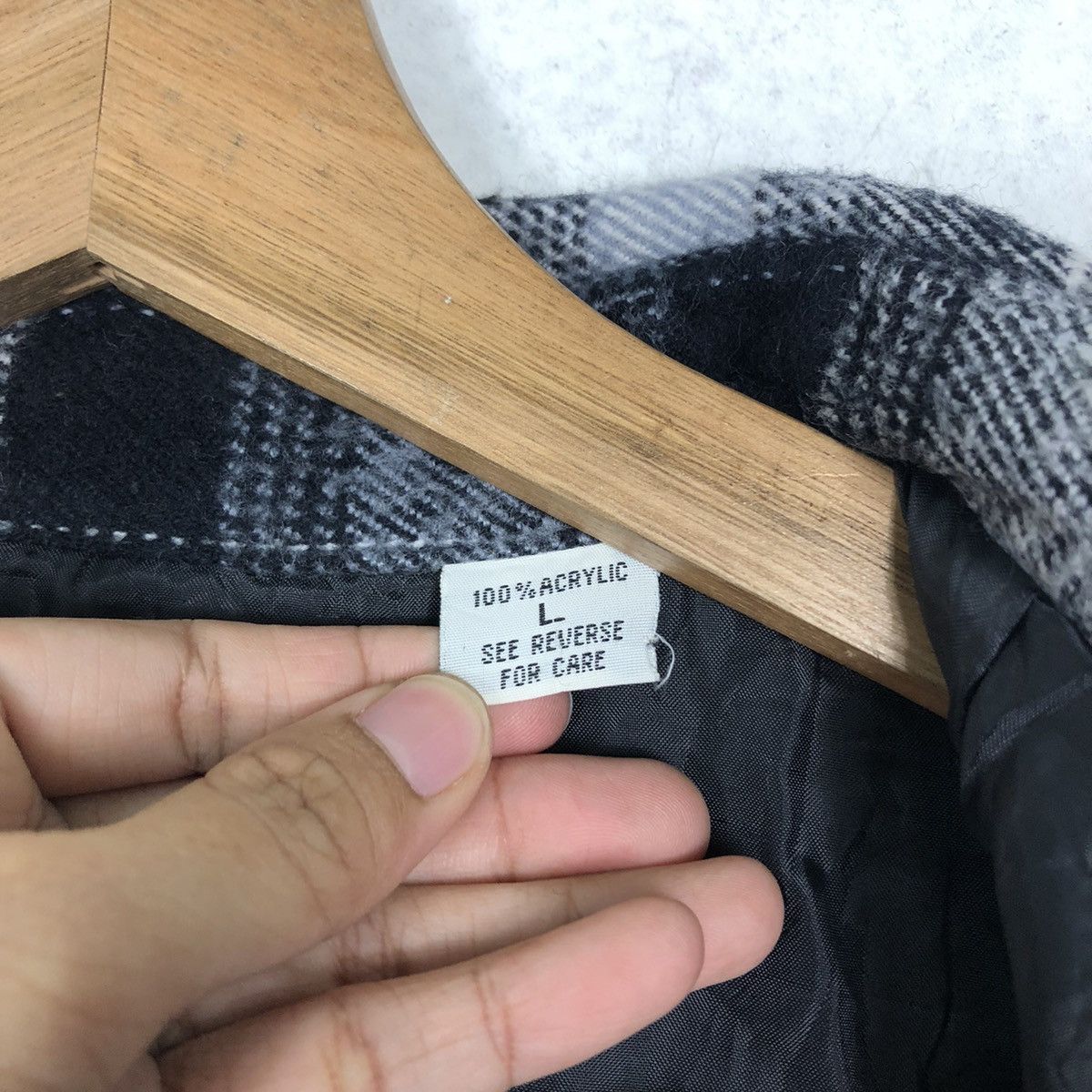 Flannel 🔥90’s Vintage Wool Flannel Jacket Converse USA Boston Mass Size US L / EU 52-54 / 3 - 14 Thumbnail