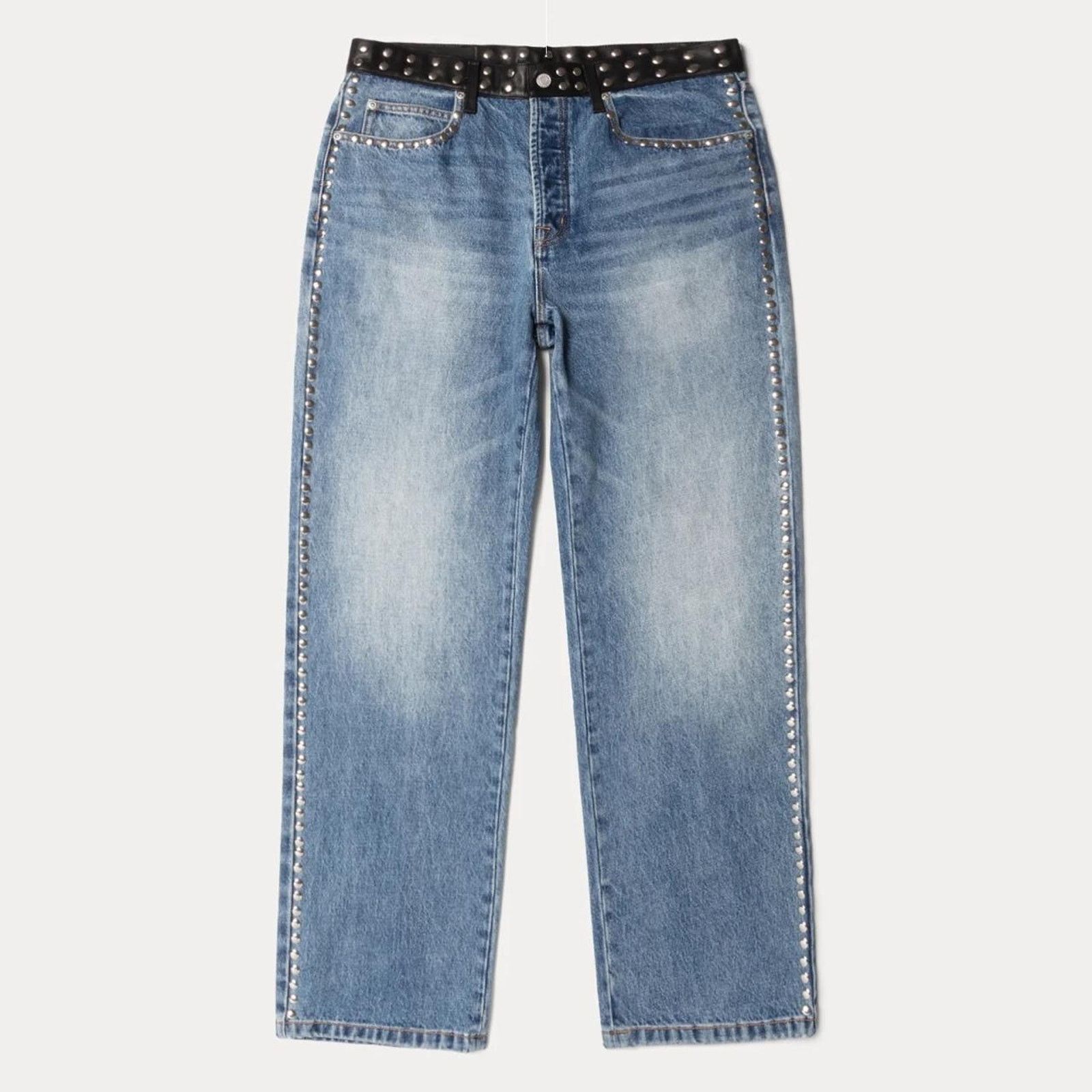 Stussy 🖤 Stussy x Wales Bonner Studded Denim Jeans Men 38 Size US 38 / EU 54 - 1 Thumbnail