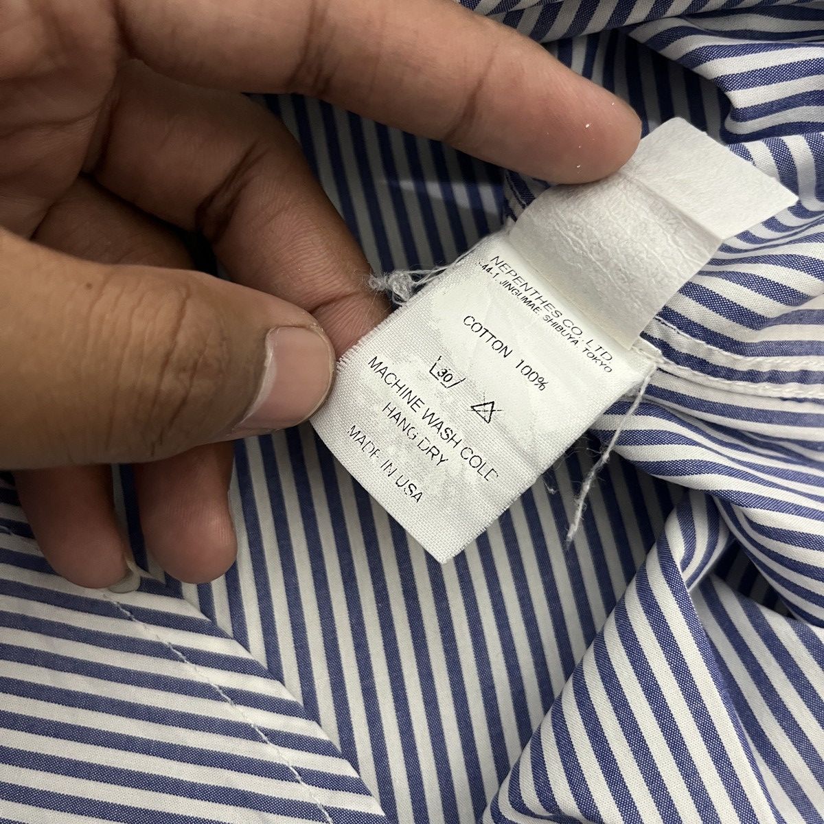 Engineered Garments Engineered Garments Stripe Button Shirt Nepenthes ifsix Size US XS / EU 42 / 0 - 12 Thumbnail