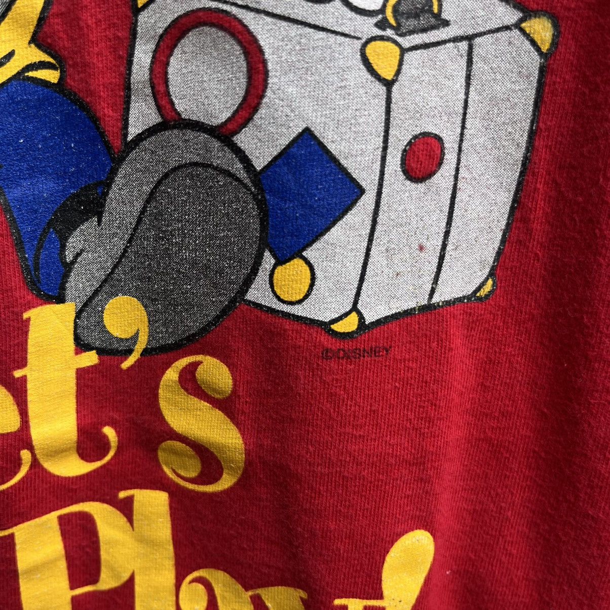 Disney Vintage 90s DISNEY Mickey Mouse tee destination Size US XL / EU 56 / 4 - 3 Thumbnail
