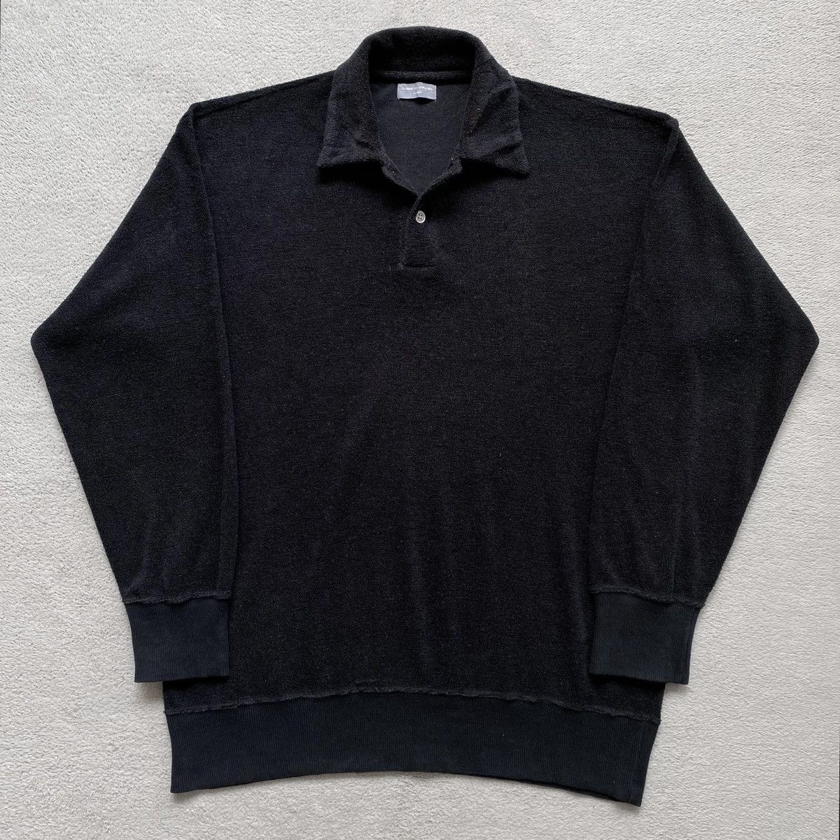 Pre-owned Comme Des Garcons X Comme Des Garcons Homme Vintage Comme Des Garcons Wool Sweater In Black