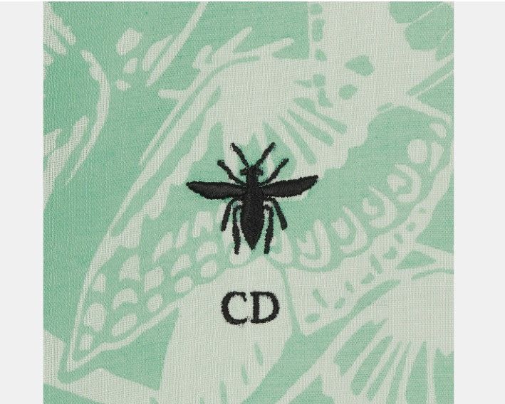 Dior o1w1db10225 411B55A Blouse in Sea Green Size L / US 10 / IT 46 - 3 Thumbnail