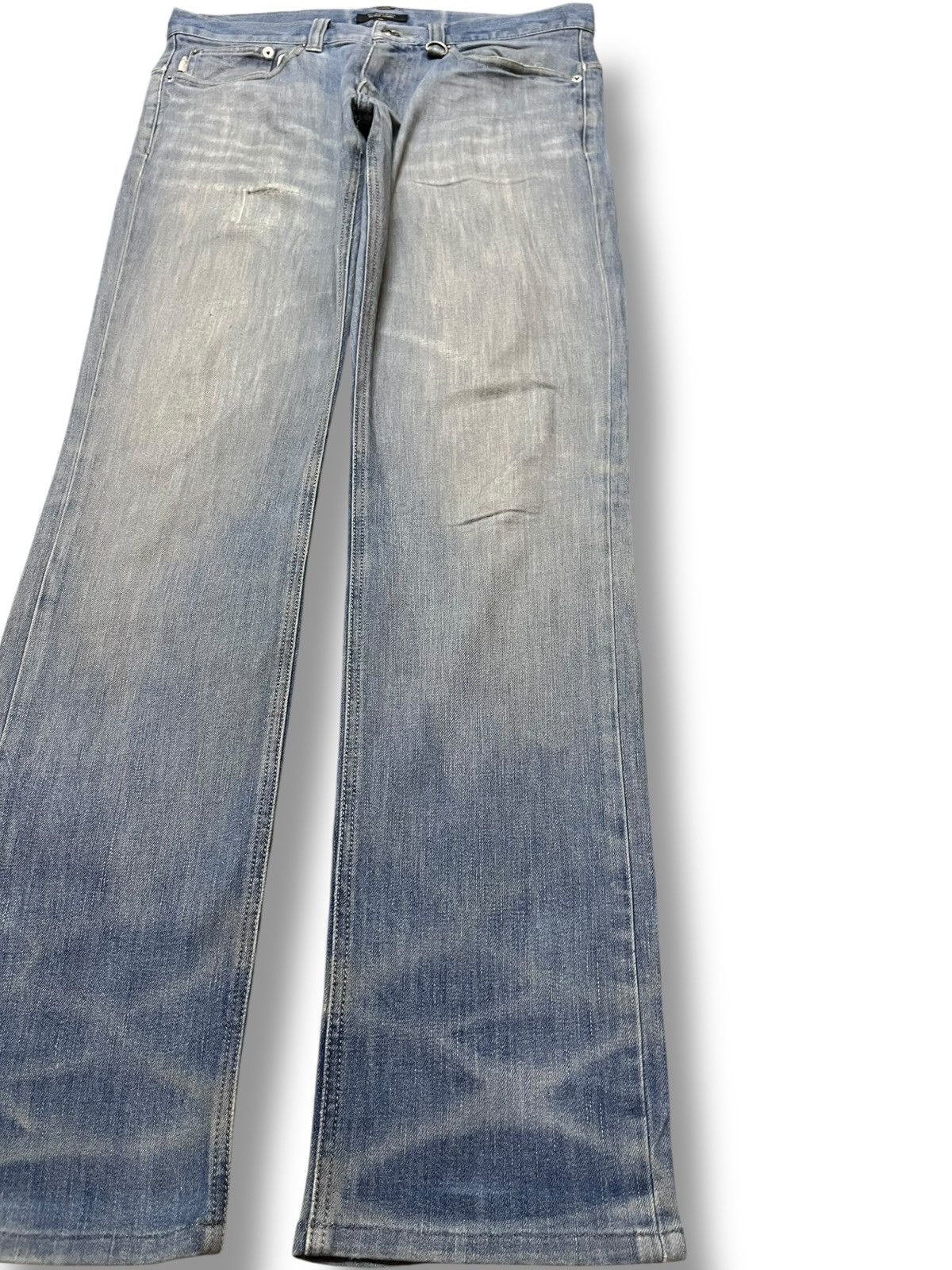 Burberry Vintage Burberry Slim Fit Honeycomb Denim Size US 31 - 4 Thumbnail