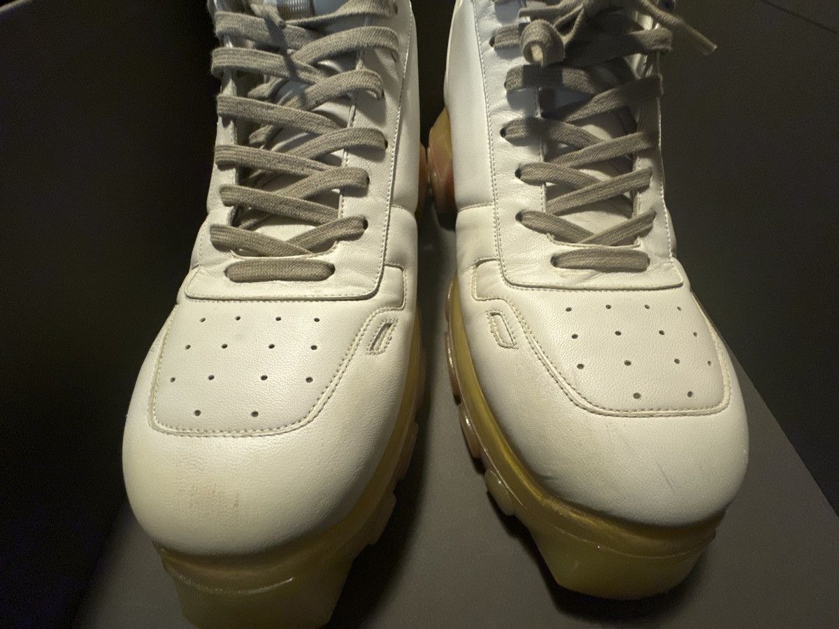 Rick Owens White Maximal Tractor Sneaker Size US 12 / EU 45 - 3 Thumbnail