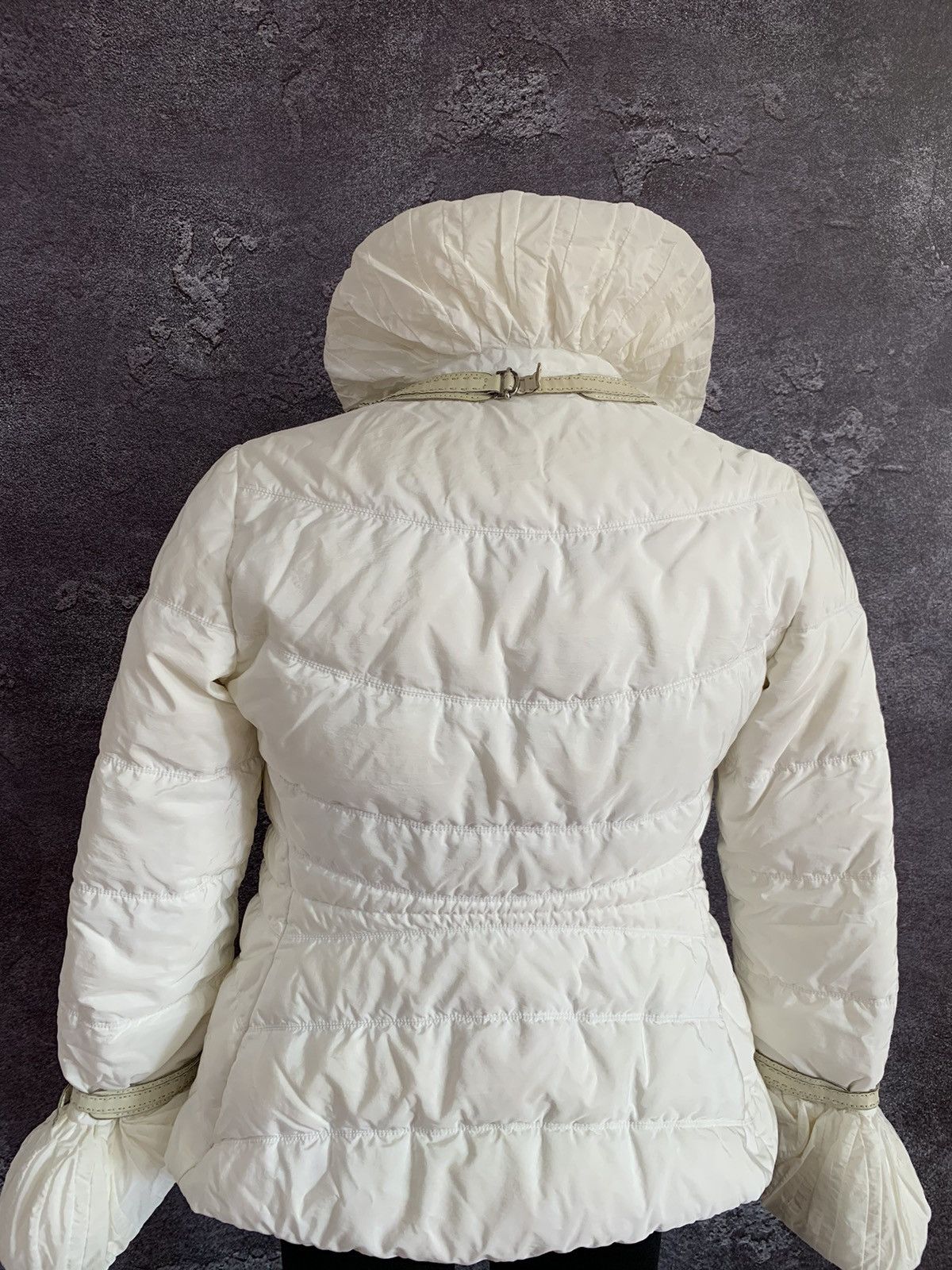 Ermanno Scervino ERMANNO SCERVINNO White Down Puffer Jacket Women’s L size Size L / US 10 / IT 46 - 10 Thumbnail