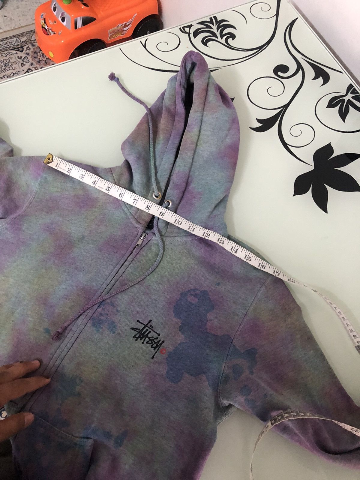 Stussy Rare❗️Stussy Tie Dye Big Logo Sweater Hoodie y2k Size US S / EU 44-46 / 1 - 21 Thumbnail