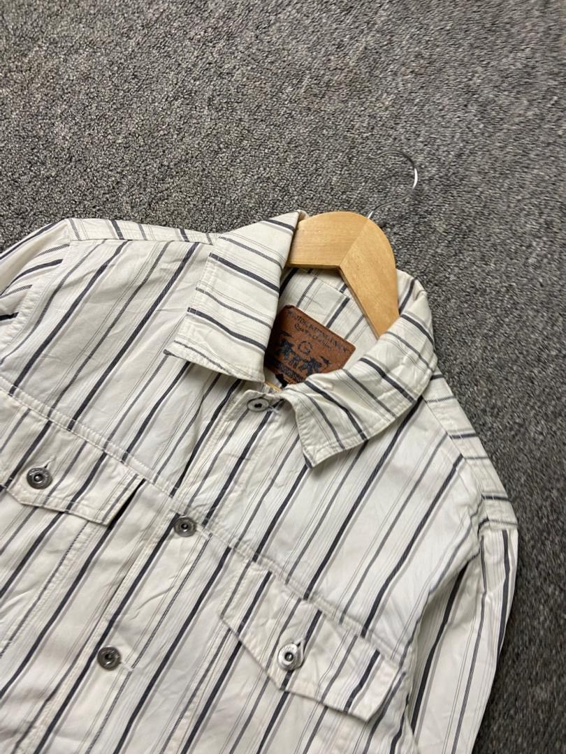 Gotcha Gotcha International Brand Stripes Trucker Jacket (196) Size US M / EU 48-50 / 2 - 8 Thumbnail