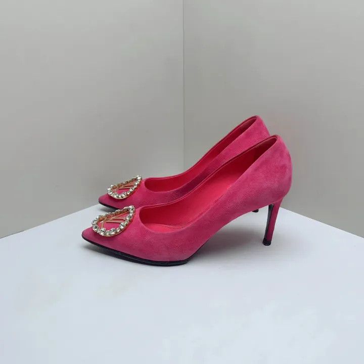 Louis Vuitton Louis Vuitton Madeleine High Heels in Magenta 0079 Size US 6 / IT 36 - 1 Thumbnail