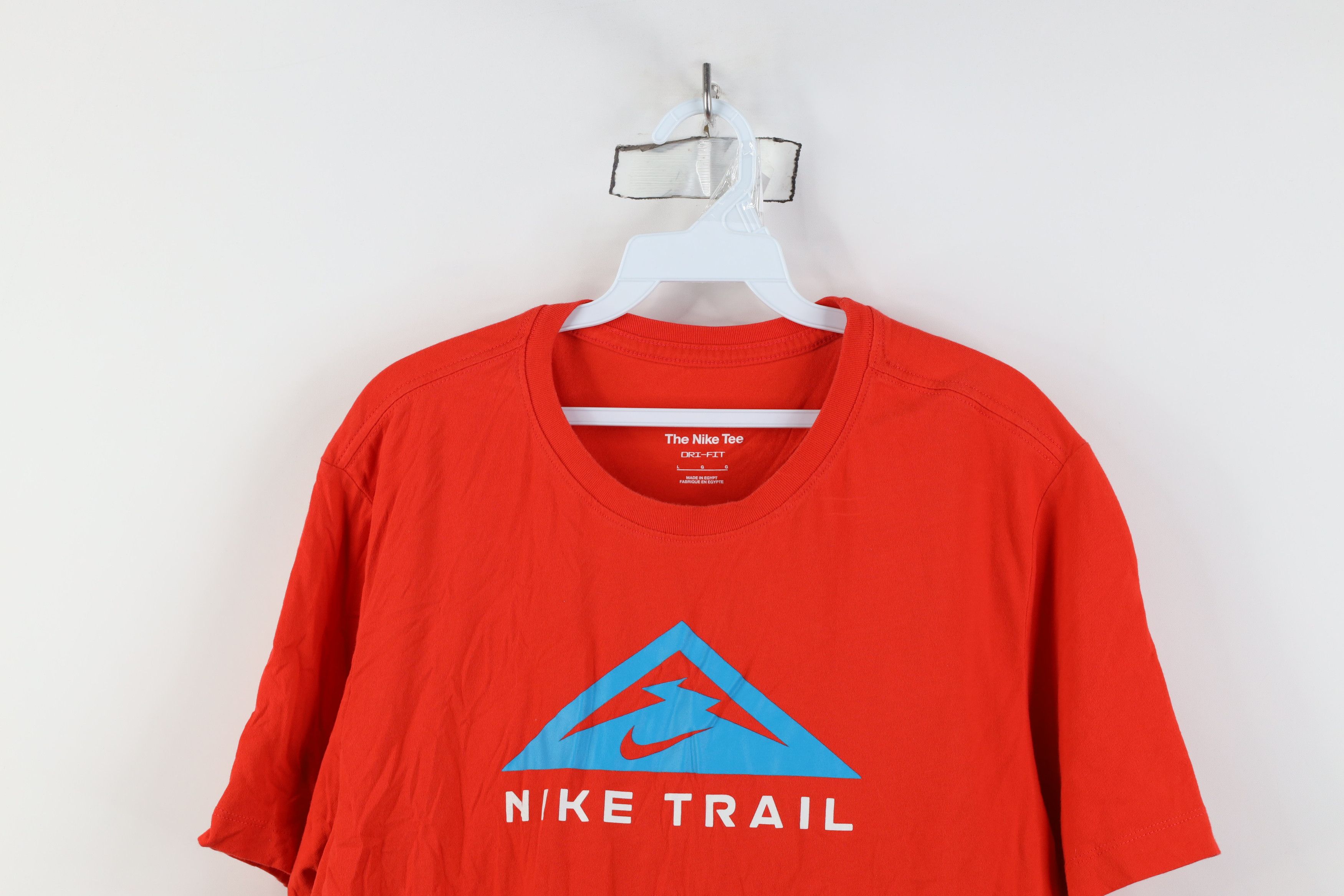 Nike Nike Trail Center Swoosh Running Mountain T-Shirt Orange Size US L / EU 52-54 / 3 - 2 Thumbnail