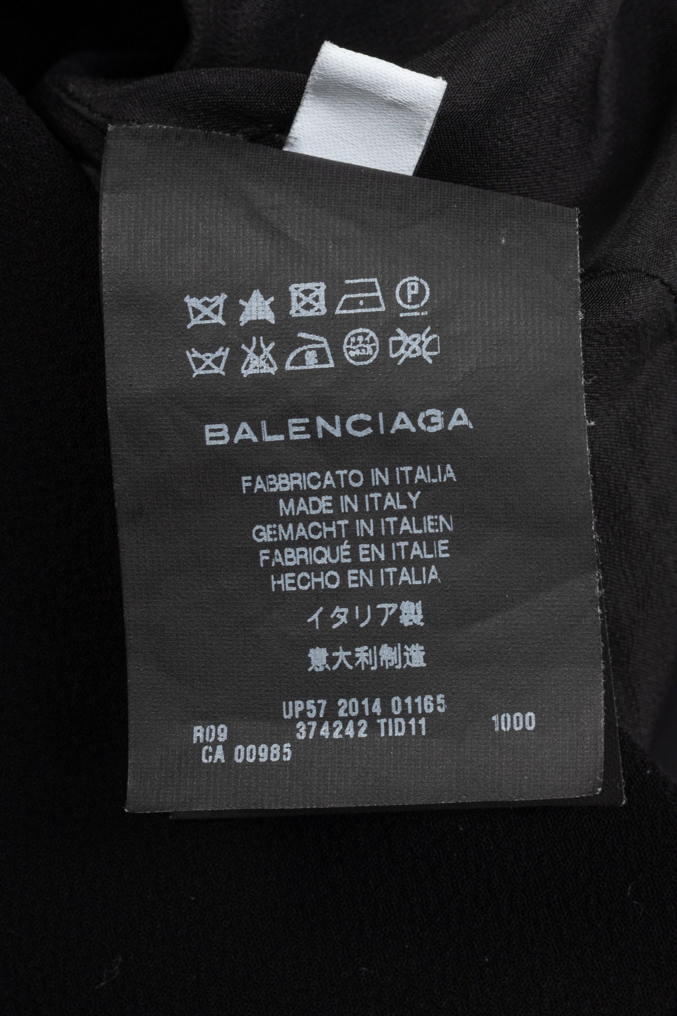 Balenciaga Balenciaga Black Crepe Back-Pleat Sleeveless Dress Size S / US 4 / IT 40 - 7 Thumbnail
