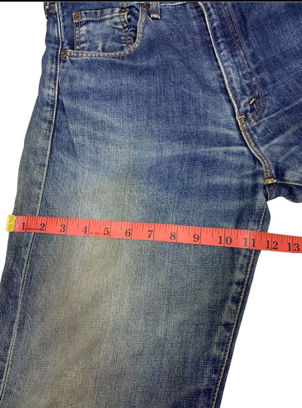 Levi's Levis Big E 502 Selvedge Japan distress Denim Size US 32 / EU 48 - 8 Thumbnail