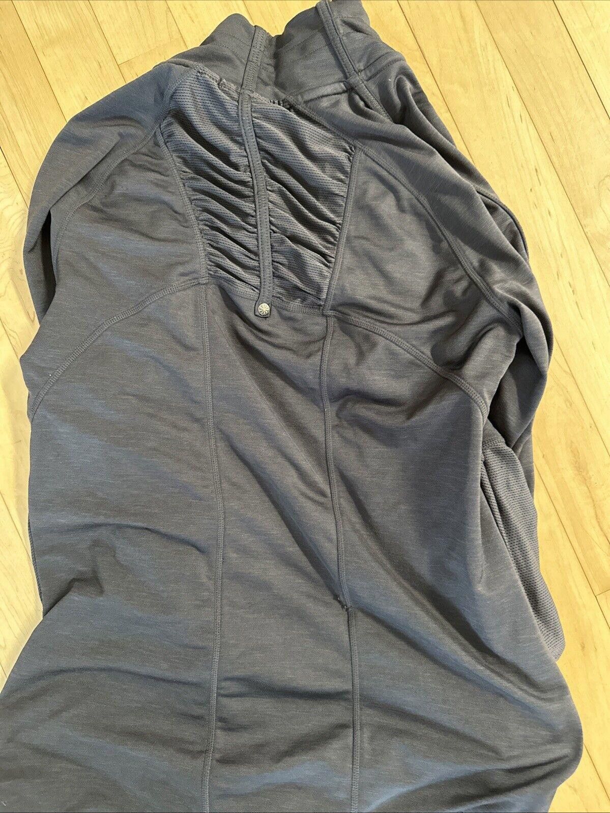 Designer Athleta Jacket Womens Medium Black Lightweight Zip Up Size M / US 6-8 / IT 42-44 - 6 Thumbnail