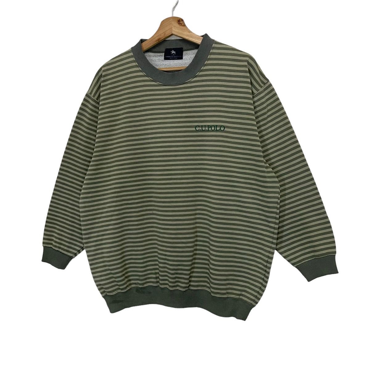 Beverly Hills Polo Club Vintage 90s Cambridge Univ Polo Club Crewneck Sweatshirt Size US L / EU 52-54 / 3 - 3 Thumbnail