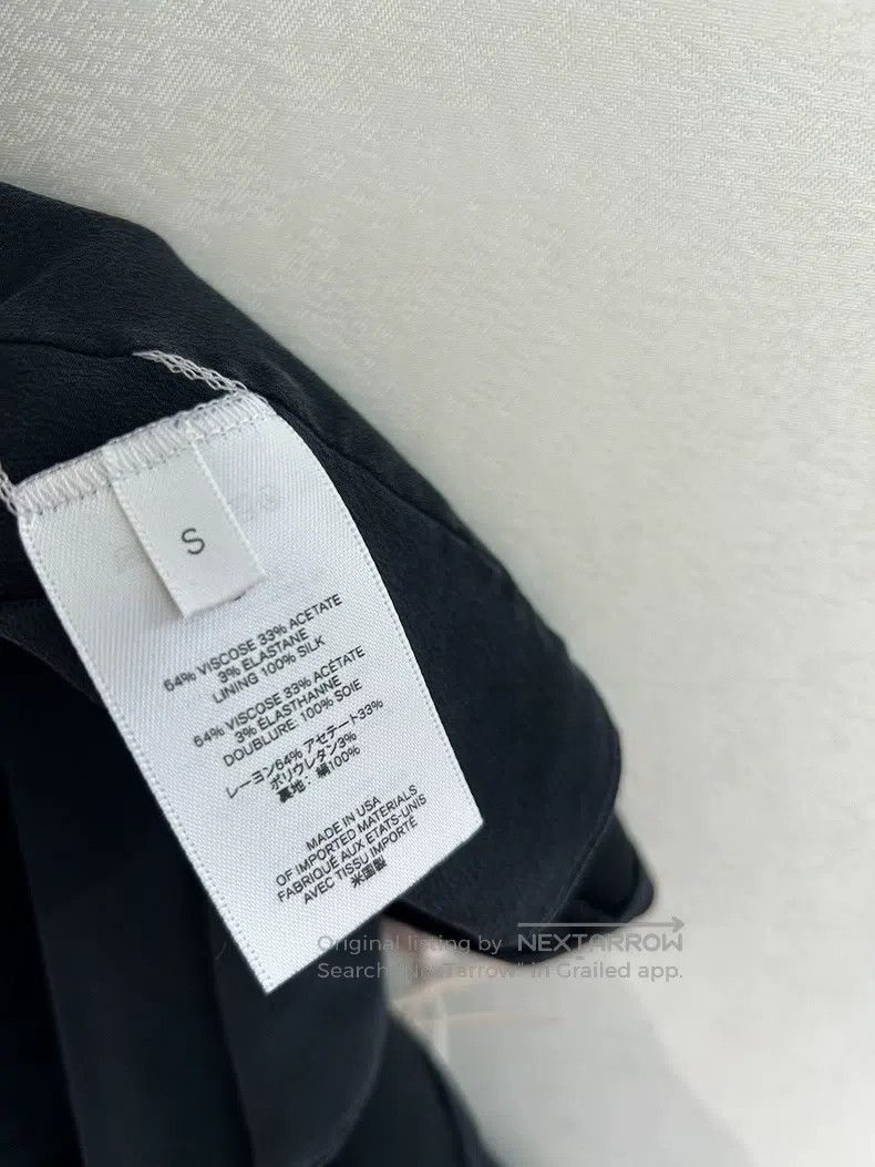 The Row The row Black V-Neck Dress Size S / US 4 / IT 40 - 6 Thumbnail