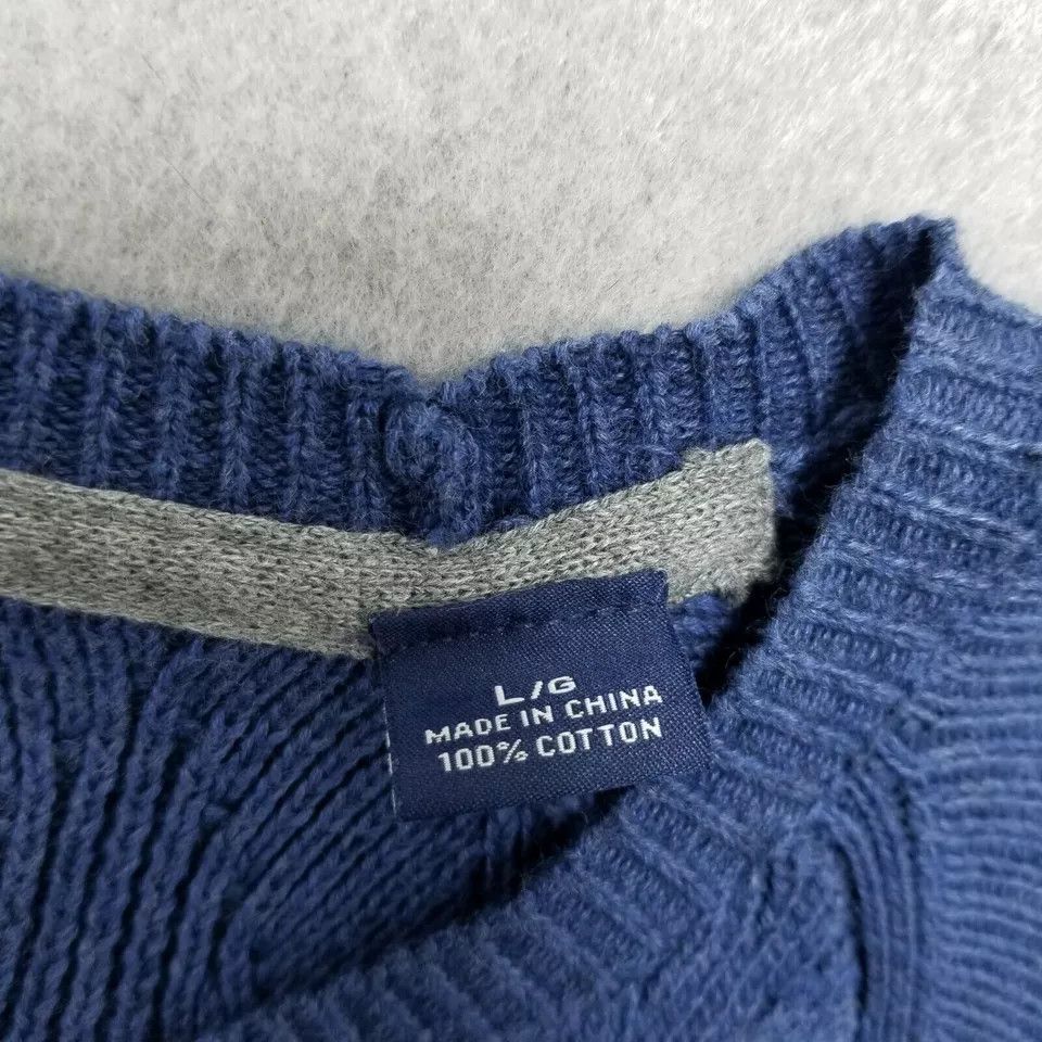 Tommy Bahama Tommy Bahama Sweater Mens Large Blue Long Sleeve Pullover Size US L / EU 52-54 / 3 - 9 Thumbnail