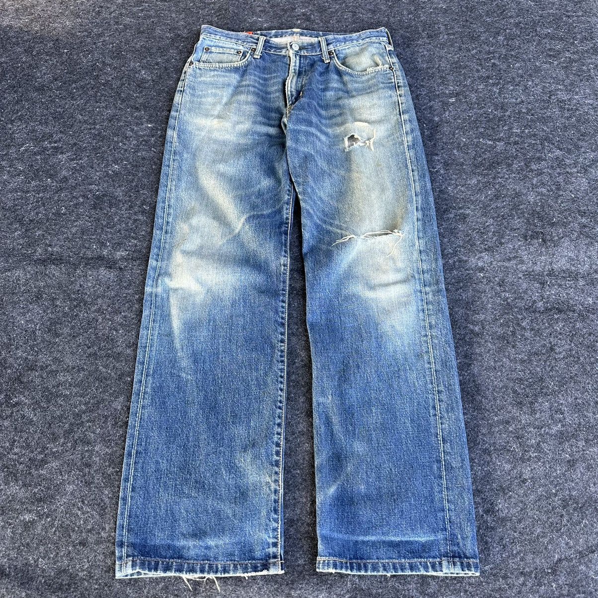 Edwin Vintage Thrash Edwin 504 Regular Orange Tag Denim 33x32 D620 Size US 34 / EU 50 - 1 Thumbnail