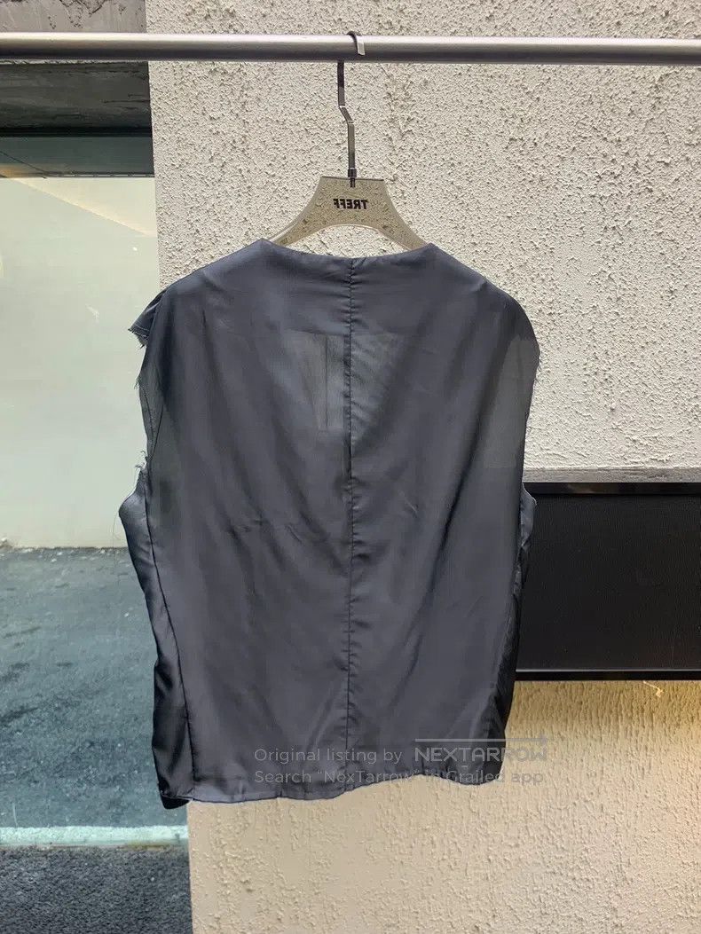 Martine Rose Martine Rose Silk silver satin ball destruction mustache d Size US XS / EU 42 / 0 - 2 Thumbnail