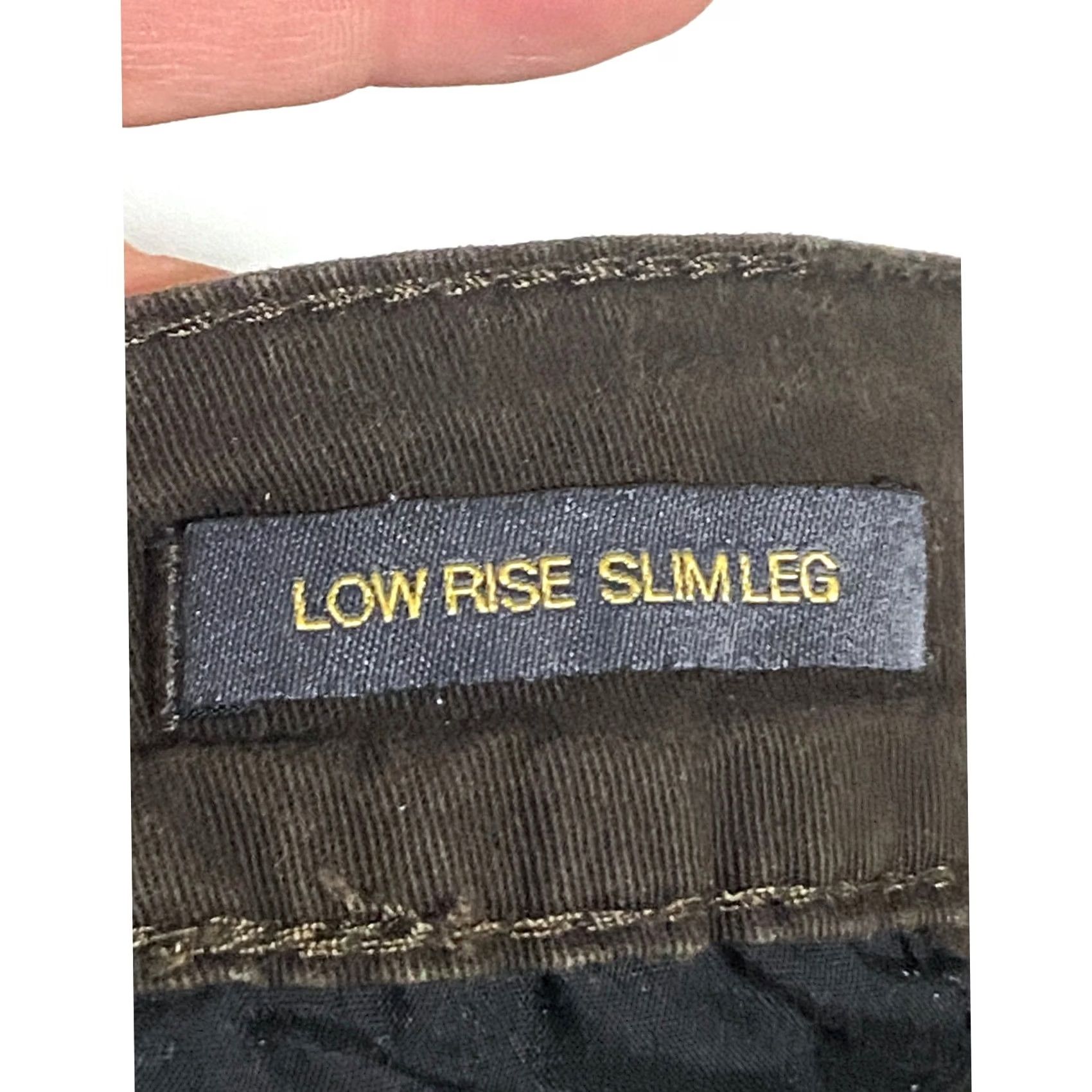 AG Jeans JAG Jeans Brown Chinos Pants Womens 10 Low Rise Slim Leg Casual Preppy Capsule Khakis Stretch Pockets Modern Workwear Everyday Size 32" / US 10 / IT 46 - 6 Thumbnail