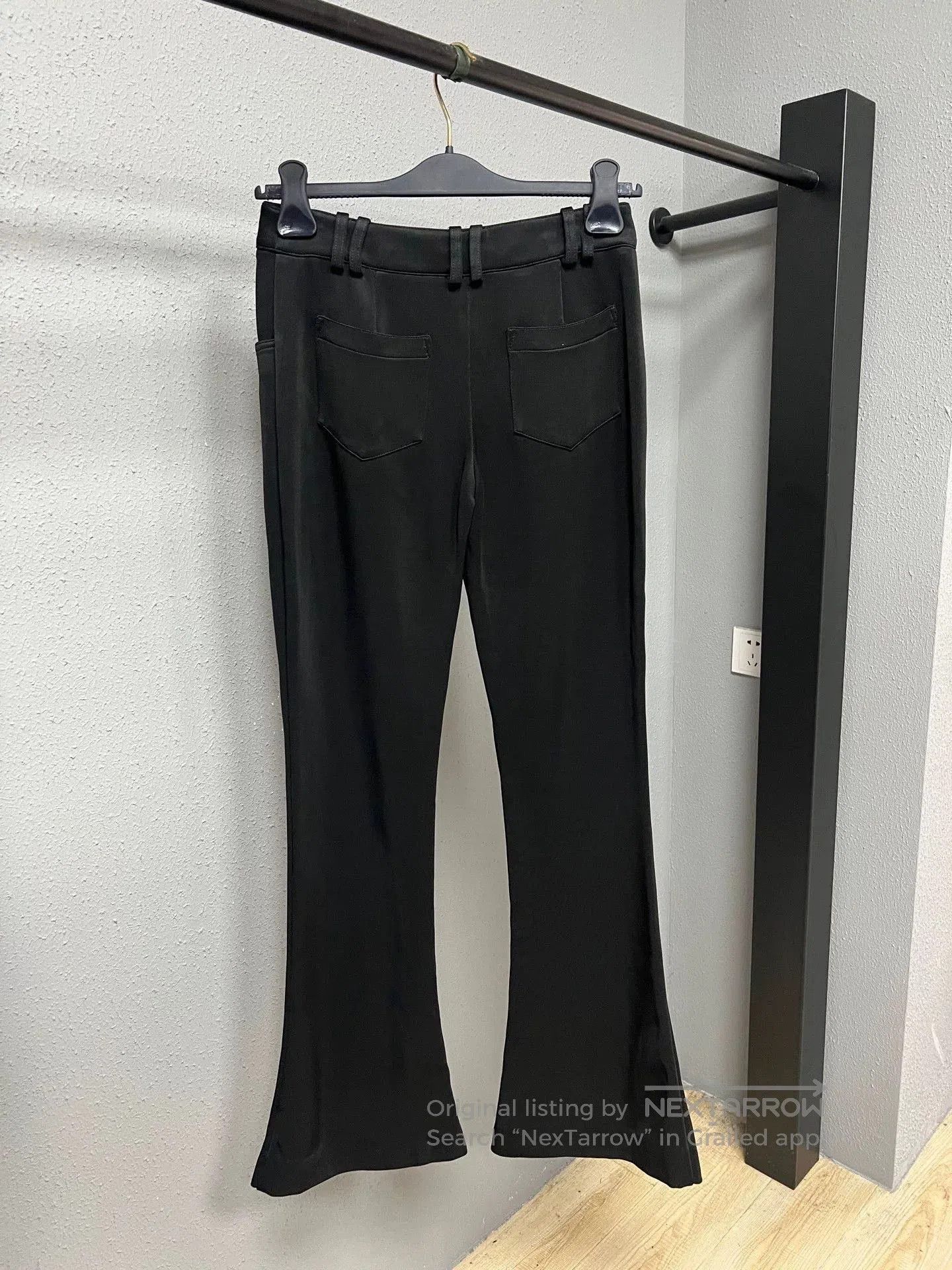 Balmain Balmain Women's Black Flared Suit Pants. Size 35" - 2 Thumbnail