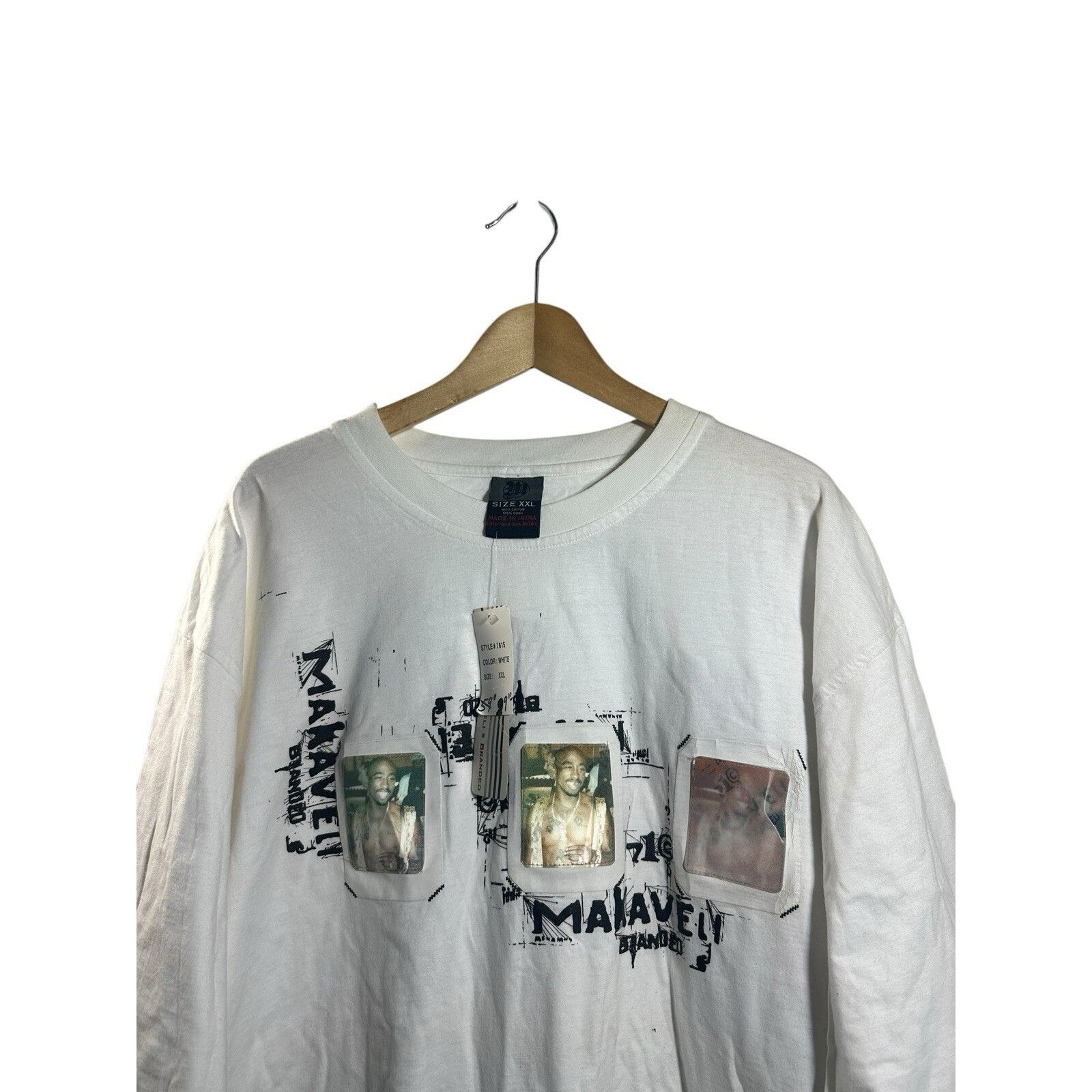 Makaveli Vintage Makaveli Branded T-Shirt Tupac Shakur 2Pac Death Row Size US XXL / EU 58 / 5 - 2 Thumbnail