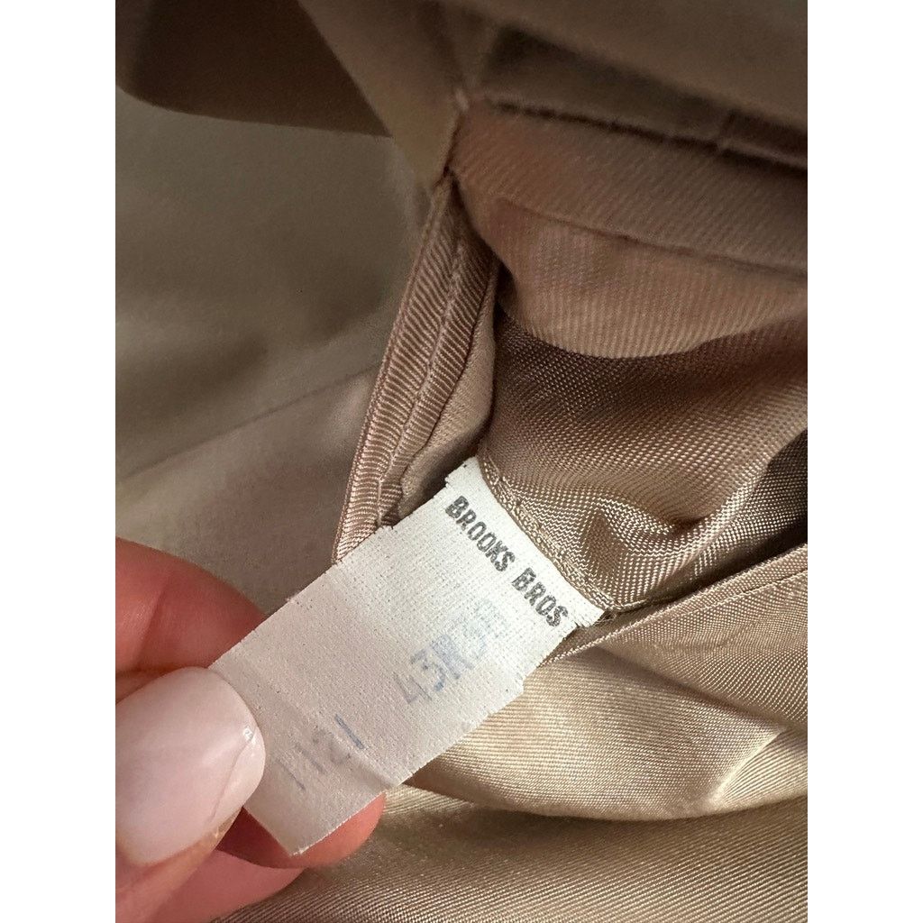 Brooks Brothers Brooks Brothers Brooksease khaki two button sport coat Size 42R - 6 Thumbnail