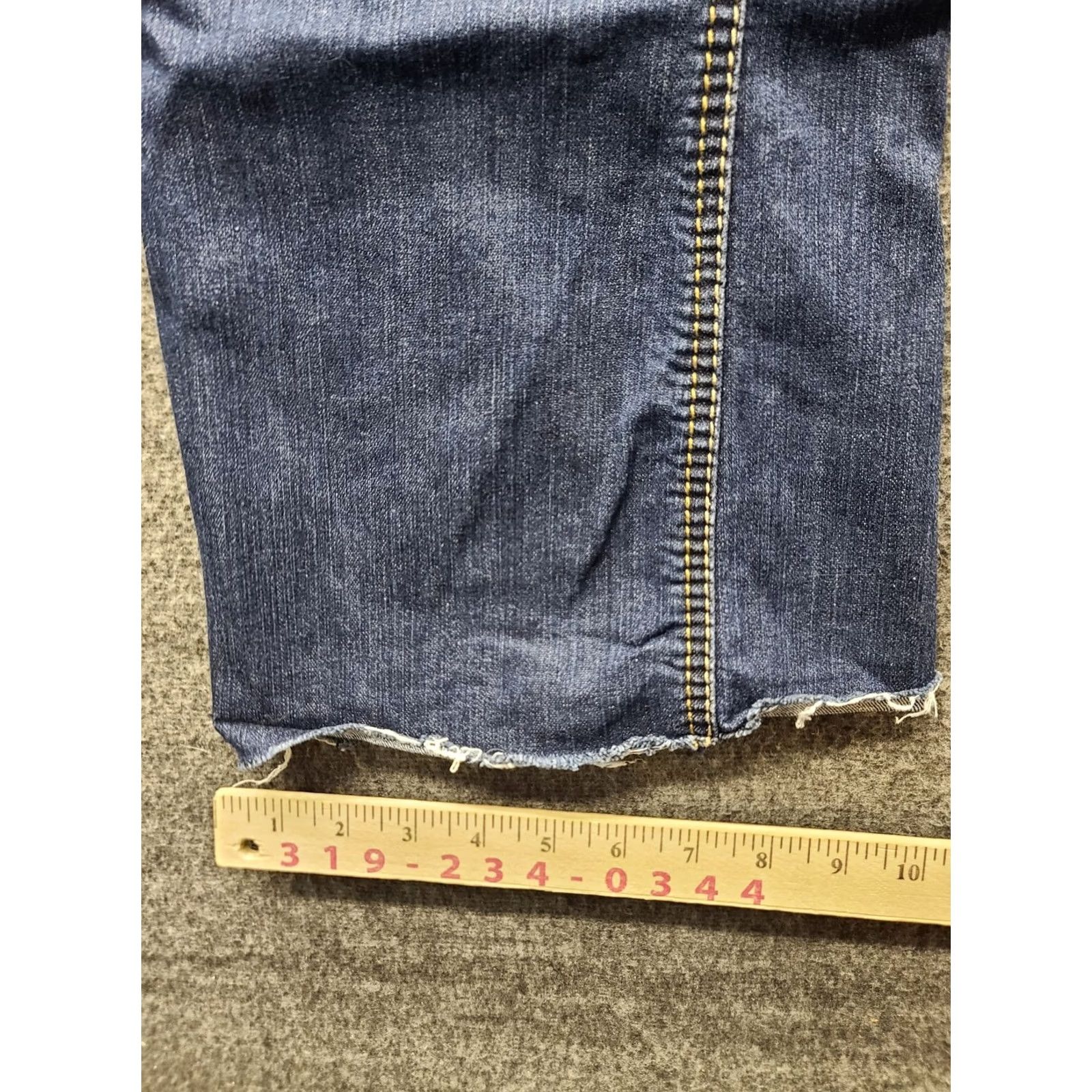 Ariat Ariat Rosa Jeans Womens 33x31 Slim Fit Bootcut Stretch Denim Blue 5-Pocket Mid Rise Size 24" / US 00 / IT 34 - 6 Thumbnail